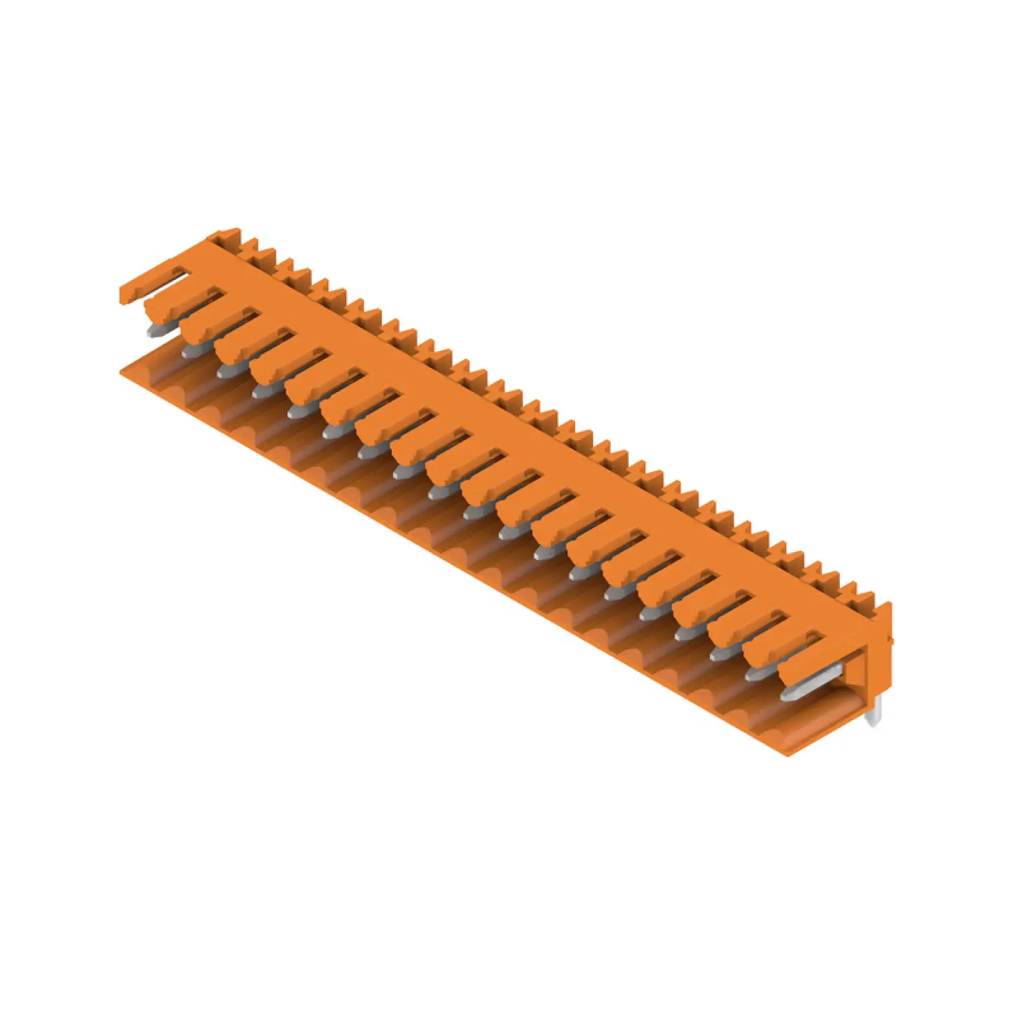 Weidmüller 1619010000 PCB connector (board connection), 160 V, 17 A, Pitch in mm: 3.50, Number of poles: 19, THT solder connection, Box (img_001)