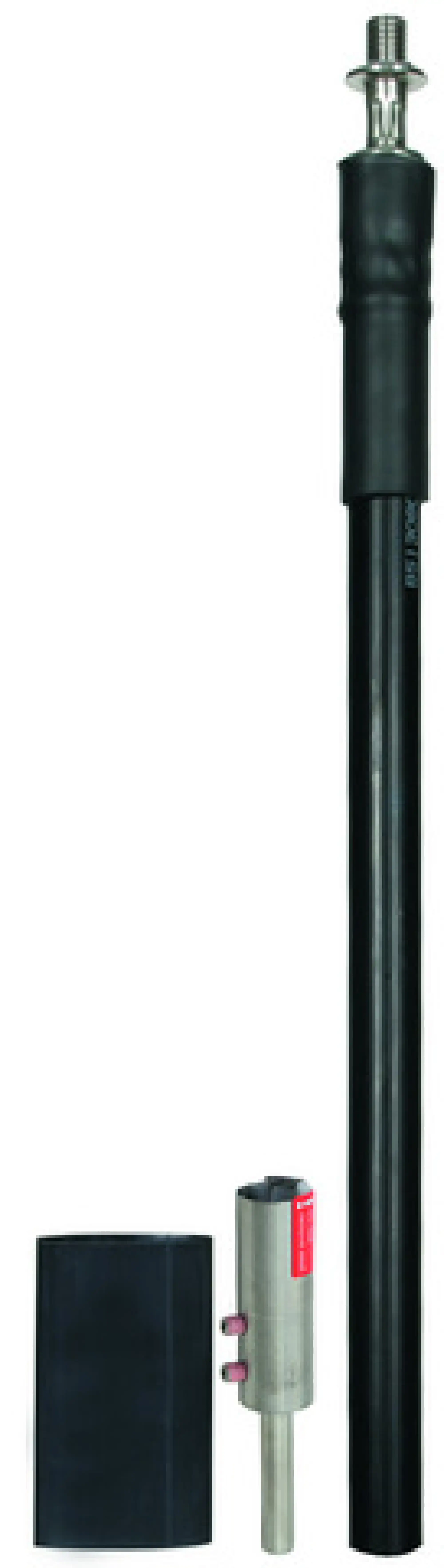 Dehn 819226 HVI Conductor for tube outside, stranded preassembled D 20mm Cu L 6.0m black (img_001) Dehn 819226 HVI Conductor for tube outside, stranded preassembled D 20mm Cu L 6.0m black (img_001)