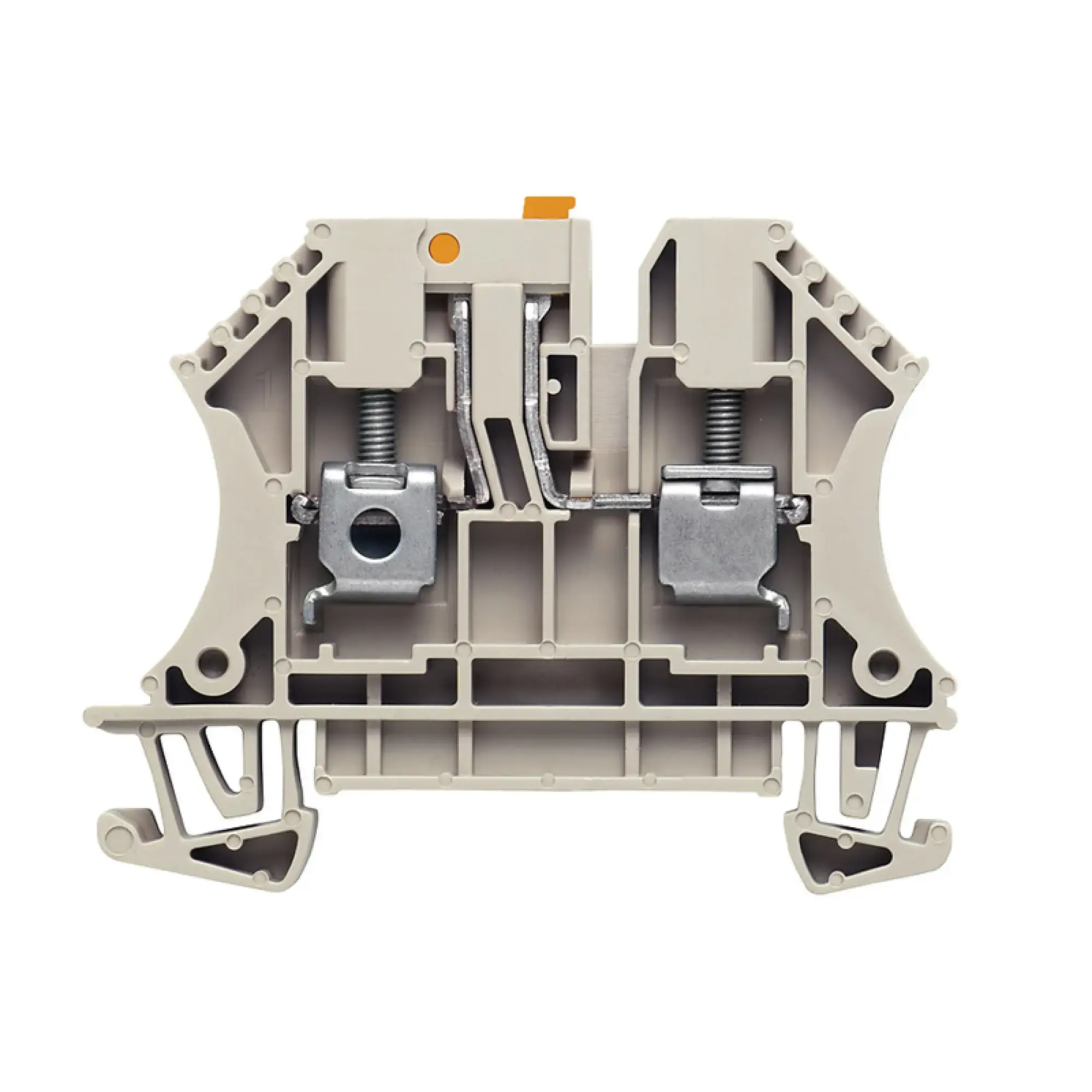 Weidmüller 7910180000 Test-disconnect terminal, Screw connection, dark beige, 4 mm², 32 A, 500 V, Number of connections: 2, Number of levels: 1 (img_001) Weidmüller 7910180000 Test-disconnect terminal, Screw connection, dark beige, 4 mm², 32 A, 500 V, Number of connections: 2, Number of levels: 1 (img_001)