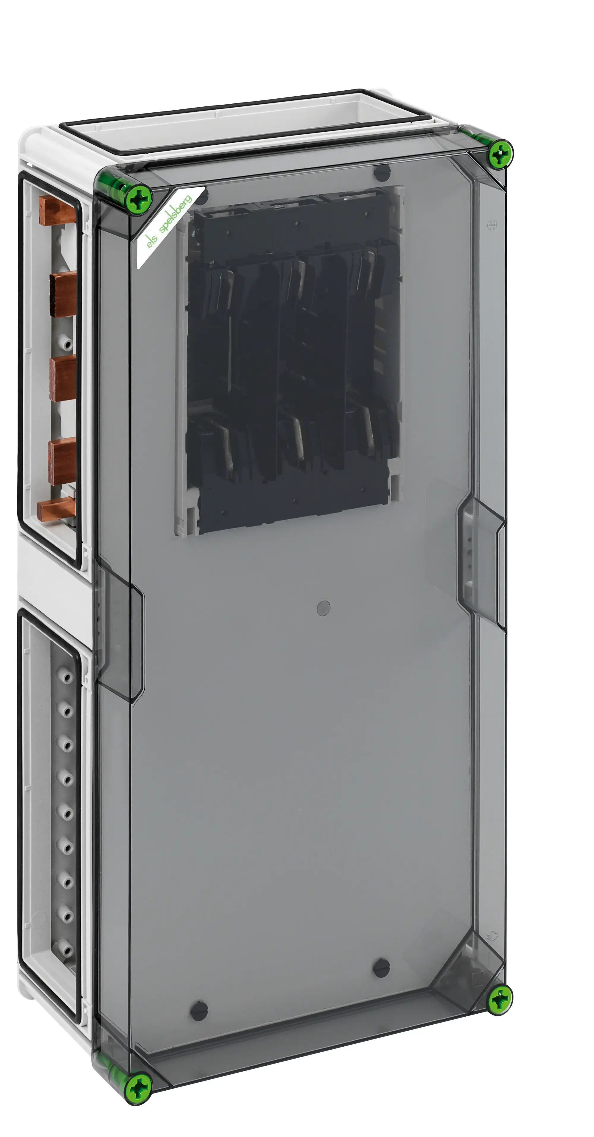 Spelsberg 04211586 NH protection switch disconnector enclosure, Type of protection IP65, Impact strength IK08, Protection class II, Rated voltage 690V AC, Halogen free (img_001)