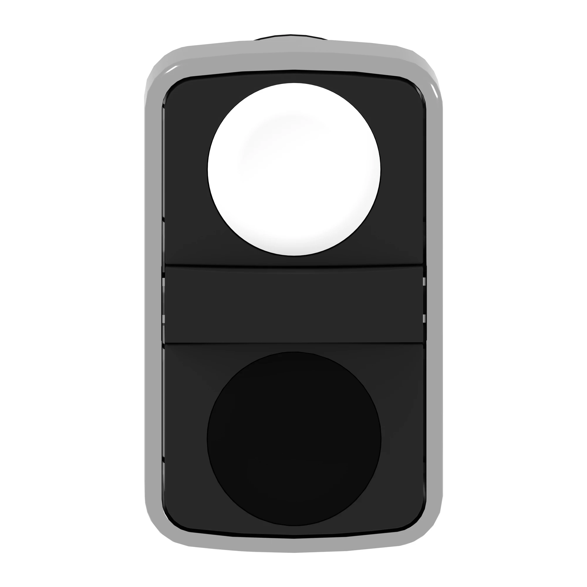 Schneider Electric ZB4BA7120 Double Push Button, Front Element, Harmony XB4, Metal, 22mm, Black, White, Unlabeled, Momentary (img_004) Schneider Electric ZB4BA7120 Double Push Button, Front Element, Harmony XB4, Metal, 22mm, Black, White, Unlabeled, Momentary (img_004)