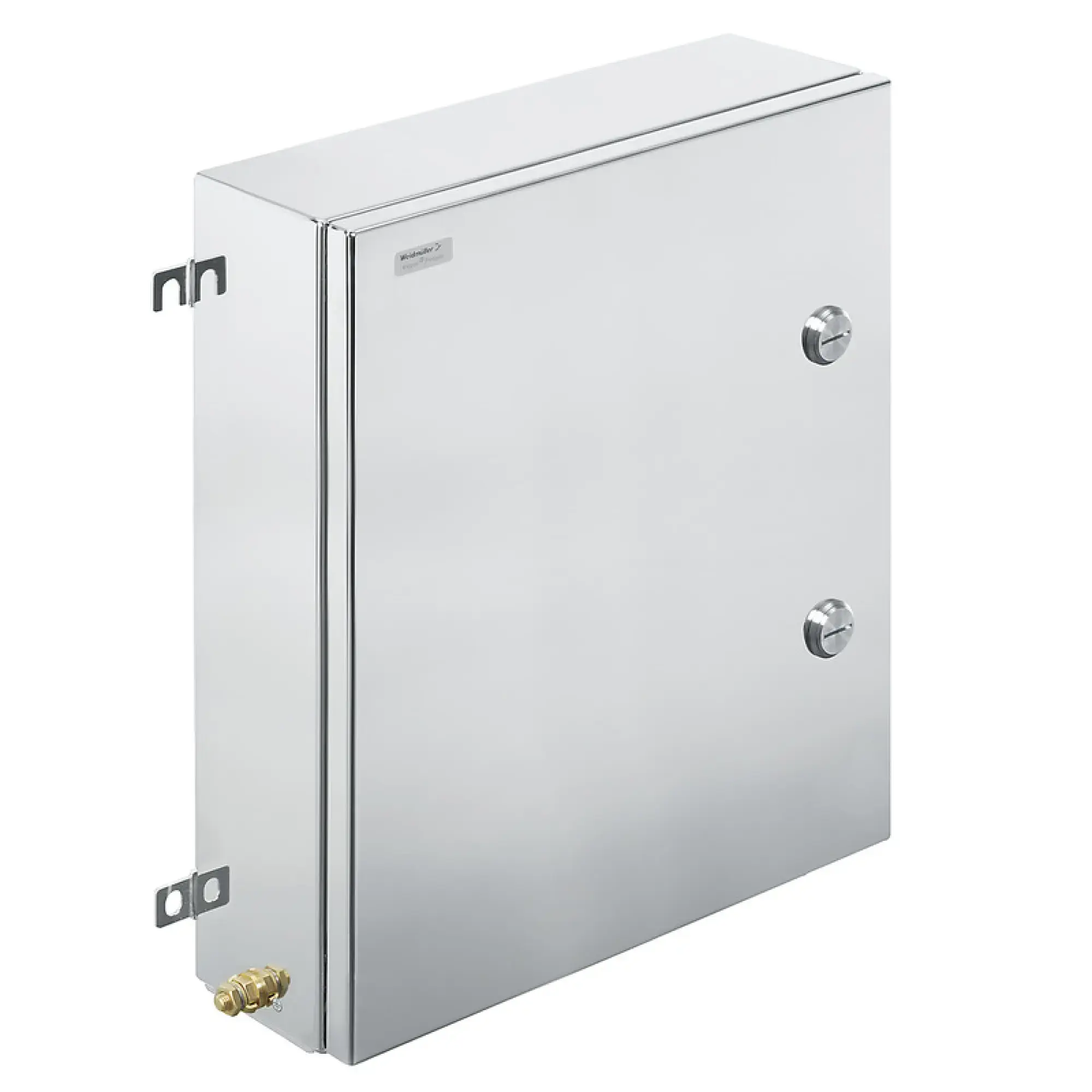 Weidmüller 8000109900 Metal housing, Width: 406 mm, Height: 508 mm, Depth: 150 mm, electropolished, Flange plate: No, 4 hinges and M6 hex-head slotted screws SW10 (img_001)