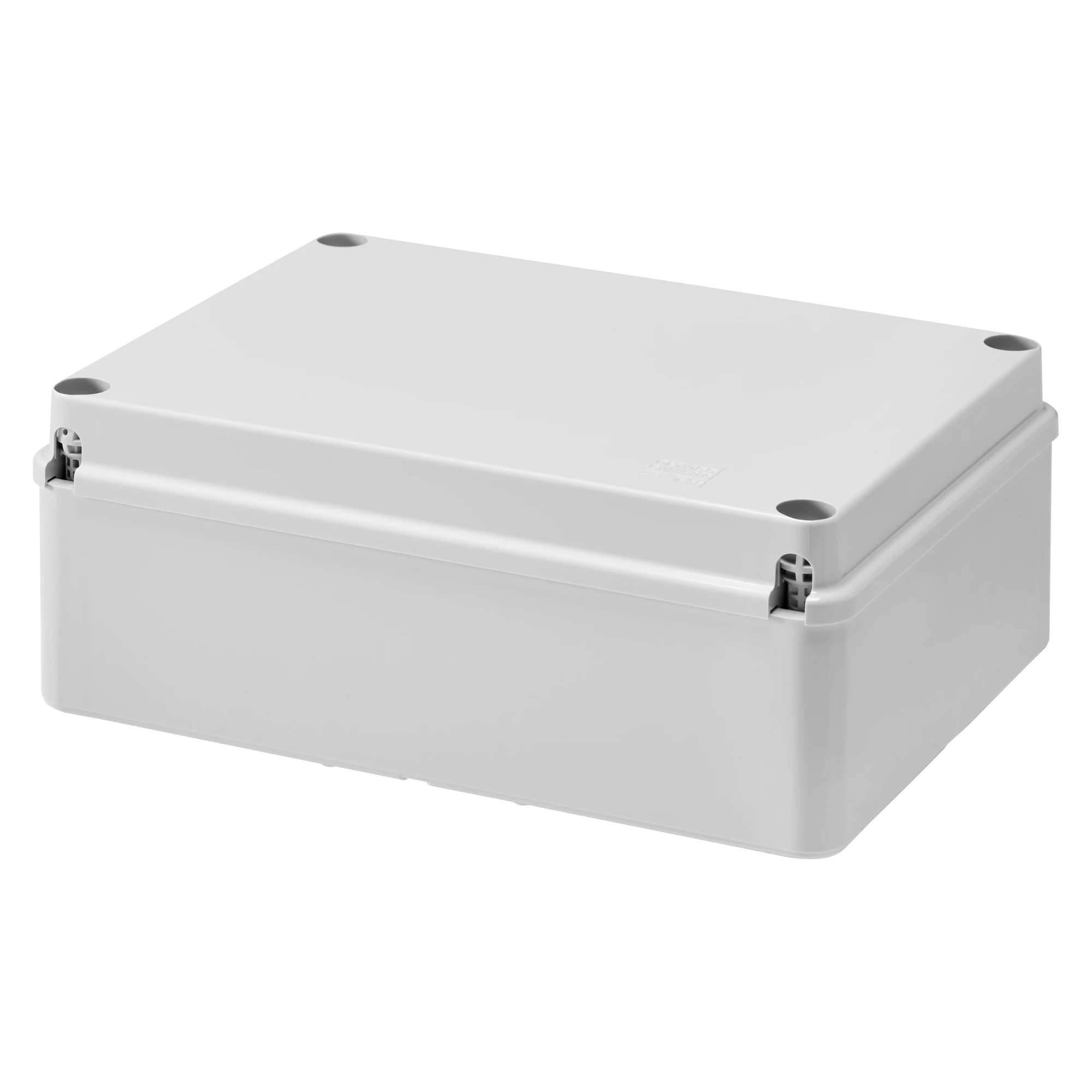 GEWISS GW44208 JUNCTION BOX WITH PLAIN SCREWED LID - IP56 - INTERNAL DIMENSIONS 240X190X90 - SMOOTH WALLS - GREY RAL 7035 (img_001) GEWISS GW44208 JUNCTION BOX WITH PLAIN SCREWED LID - IP56 - INTERNAL DIMENSIONS 240X190X90 - SMOOTH WALLS - GREY RAL 7035 (img_001)