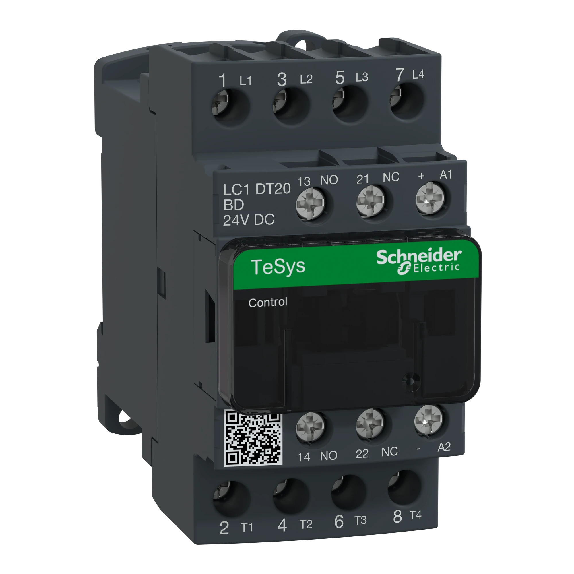 Schneider Electric LC1DT20BD Power contactor LC1D 4p, +1NO+1NC, coil 24 V DC (img_001)
