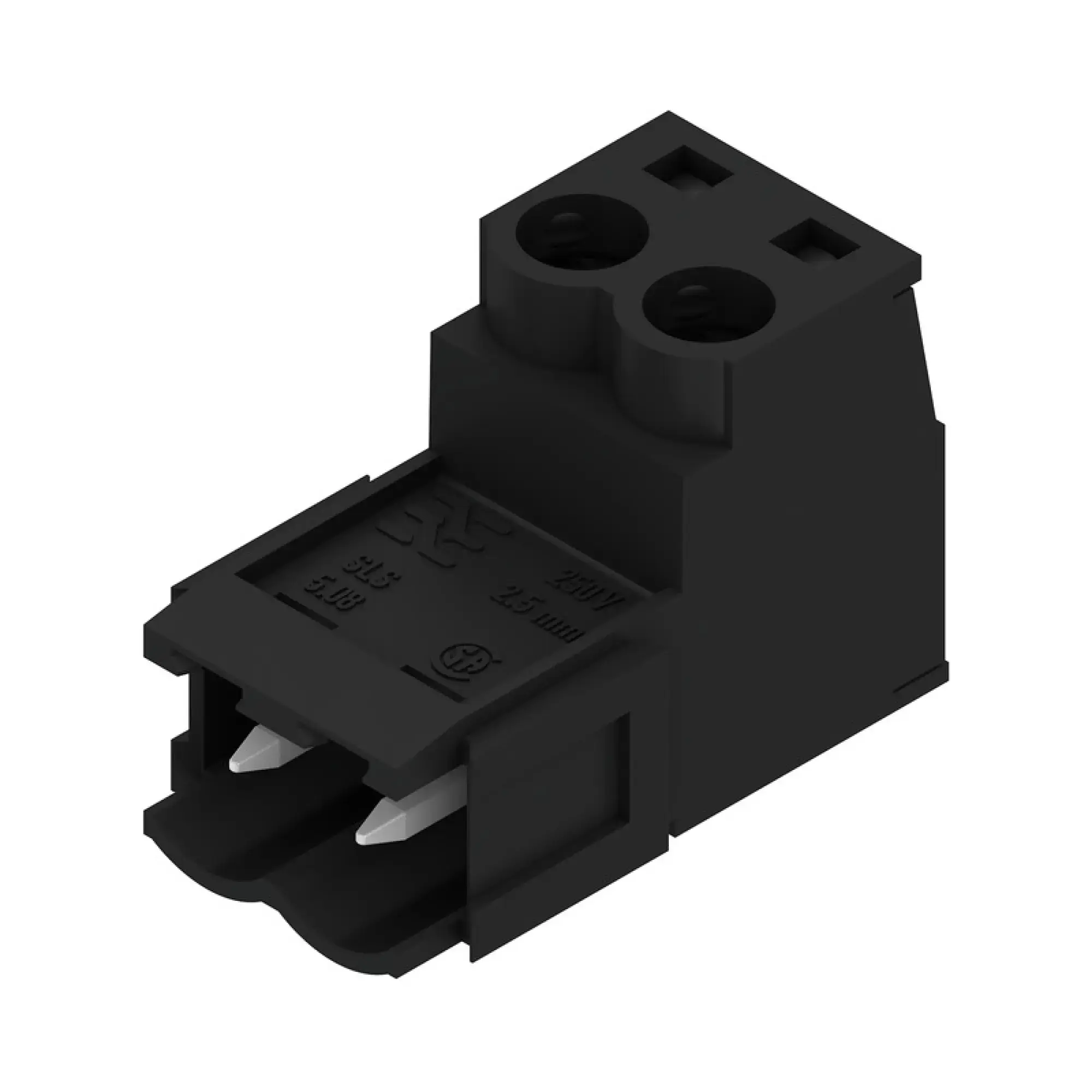 Weidmüller 1645230000 PCB connector (wire connection), 320 V, 21.5 A, Pitch in mm: 5.08, 3.31 mm², Number of poles: 2, Clamping yoke connection, Box (img_001)
