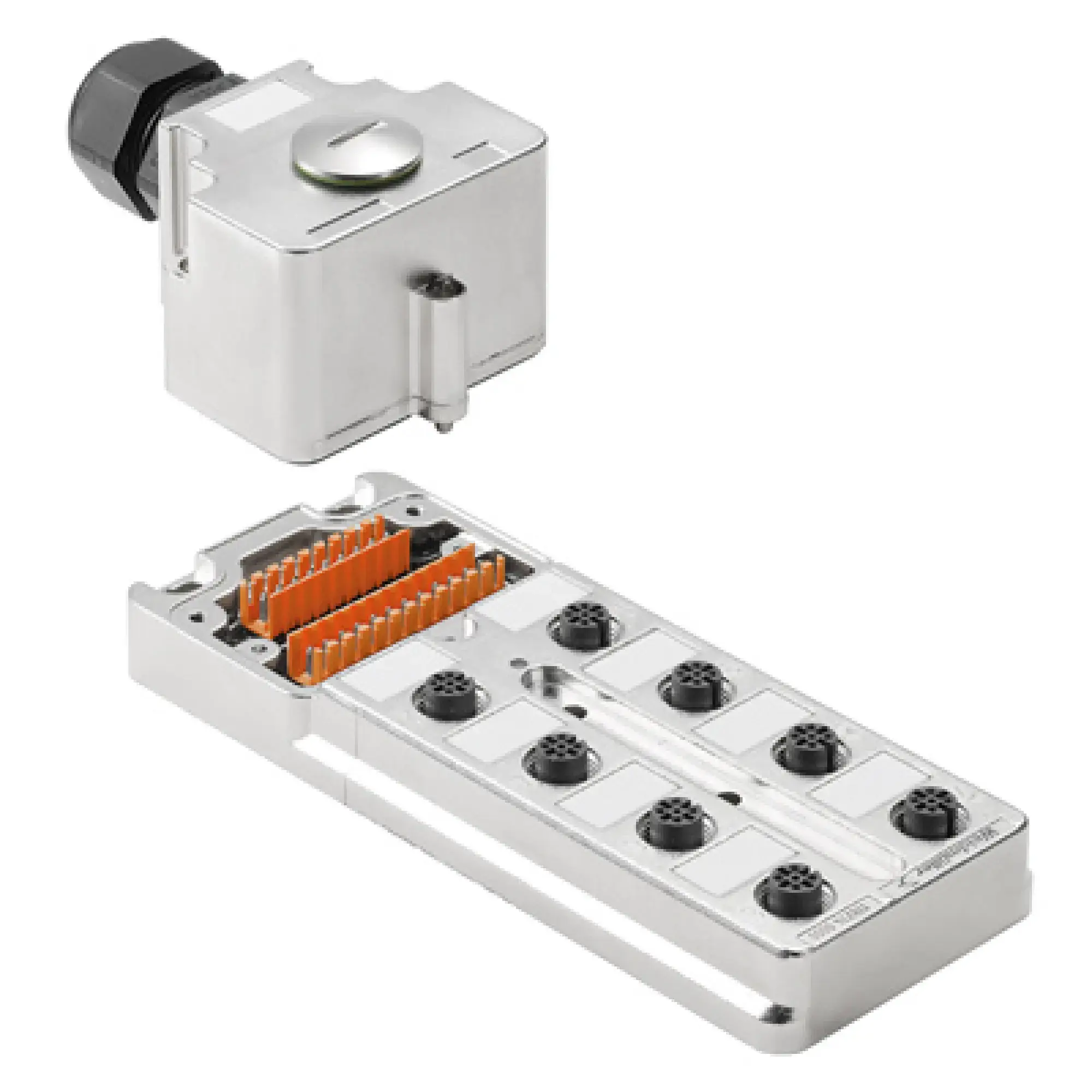 Weidmüller 1782740000 Sensor-actuator passive distributor (without cable), Hood version, M12, 30 V, A-coded, LED: Yes, LED initiator: No, Wiring type: PNP (img_001) Weidmüller 1782740000 Sensor-actuator passive distributor (without cable), Hood version, M12, 30 V, A-coded, LED: Yes, LED initiator: No, Wiring type: PNP (img_001)