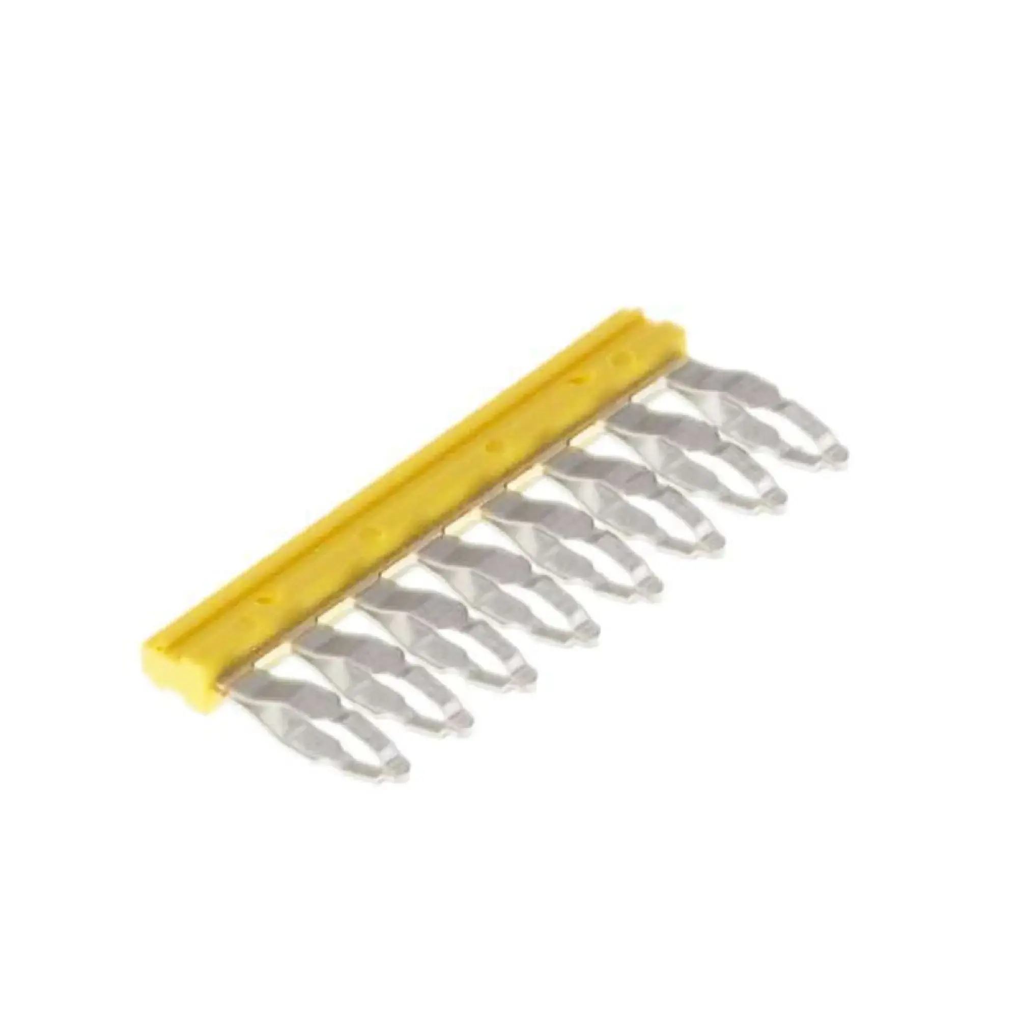 Weidmüller 1754270000 Cross-connector (terminal), Plugged, yellow, 17.5 A, Number of poles: 8, Pitch in mm: 3.50, Insulated: Yes, Width: 2.4 mm (img_001)