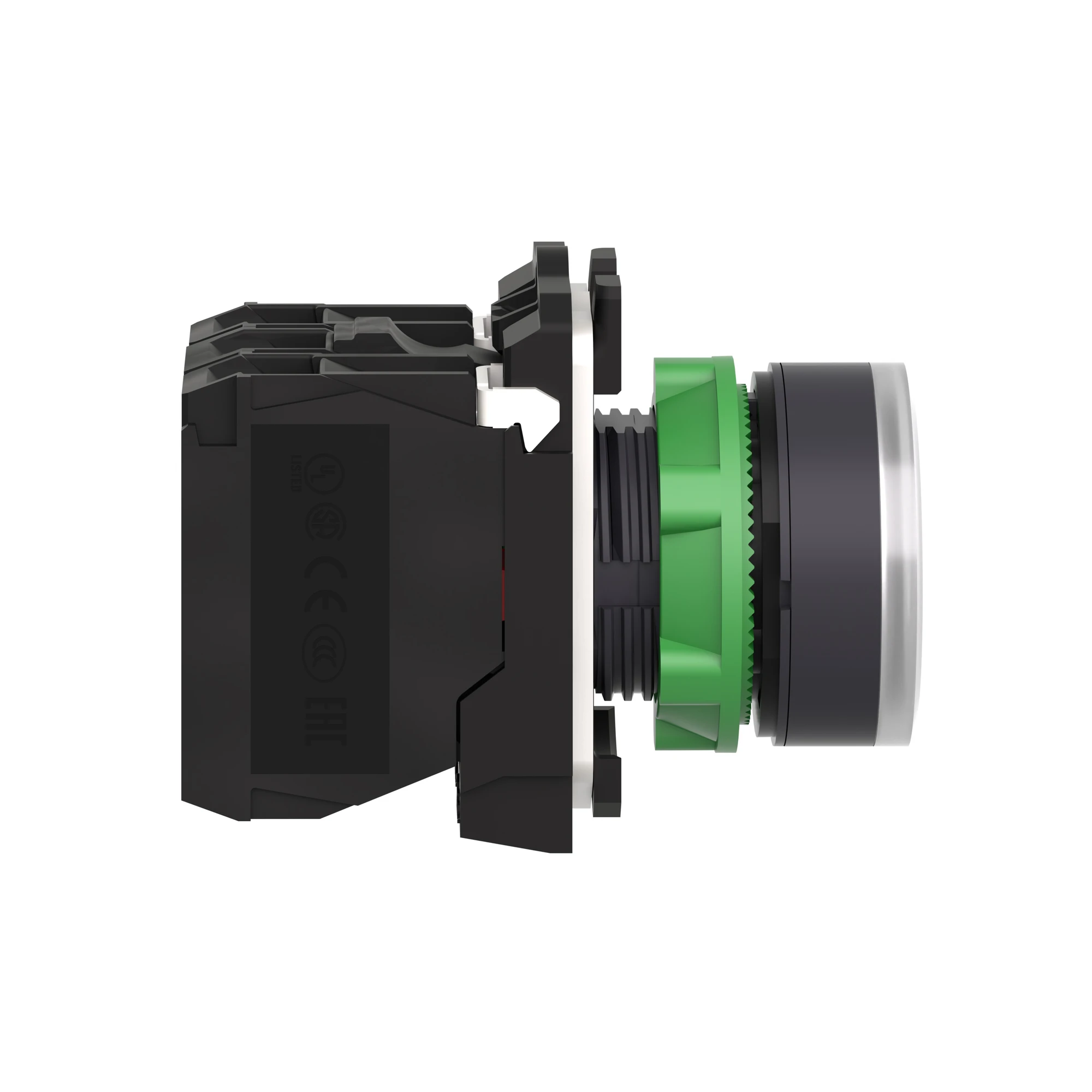 Schneider Electric XB5AW31M5 Illuminated pushbutton, Harmony XB5, plastic, white, 22mm, universal LED, smooth dome, 1NC + 1NO, 230-240V AC (img_003) Schneider Electric XB5AW31M5 Illuminated pushbutton, Harmony XB5, plastic, white, 22mm, universal LED, smooth dome, 1NC + 1NO, 230-240V AC (img_003)