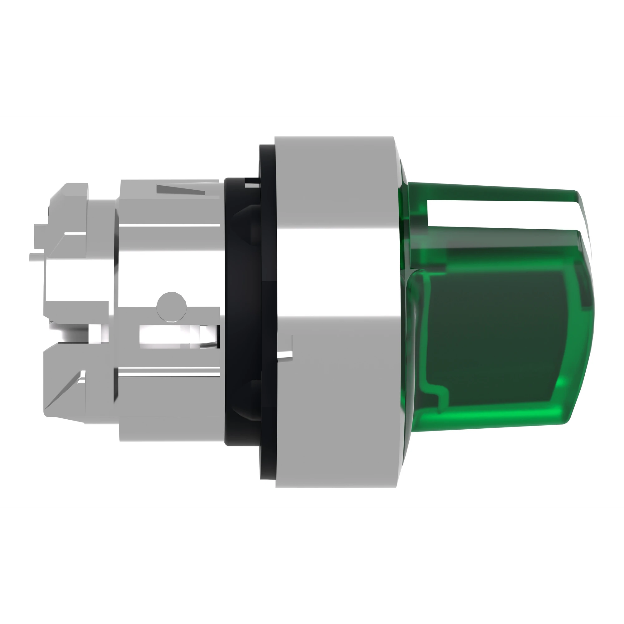 Schneider Electric ZB4BK1233 Illuminated selector switch, front element, Harmony XB4, metal, 22mm, green, for universal LED, 2 positions, latching (img_003) Schneider Electric ZB4BK1233 Illuminated selector switch, front element, Harmony XB4, metal, 22mm, green, for universal LED, 2 positions, latching (img_003)