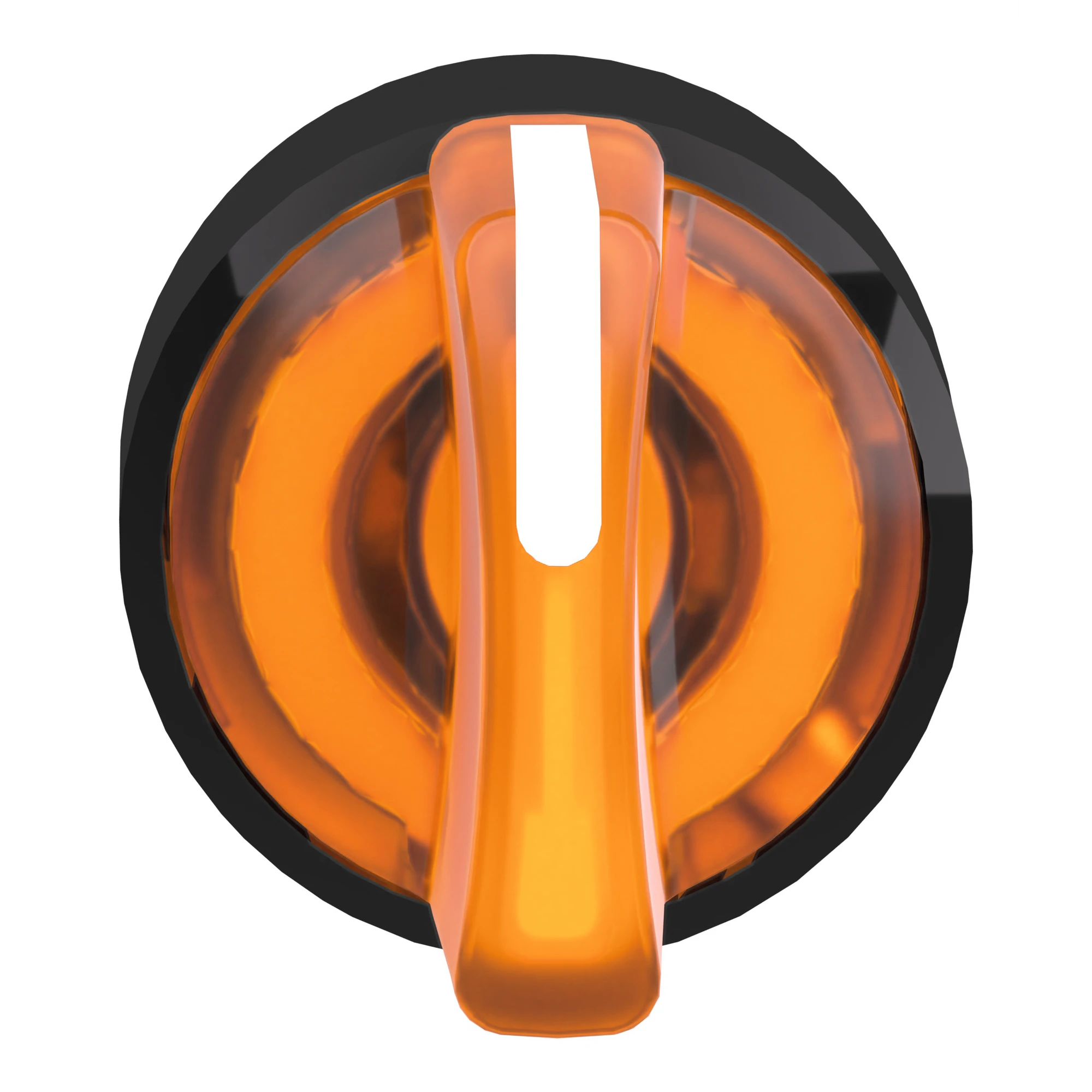 Schneider Electric ZB4BK15537 Illuminated Selector Switch, Front Element, Harmony XB4, Metal Black, 22mm, Orange, for universal LED, 3 Positions (img_004)