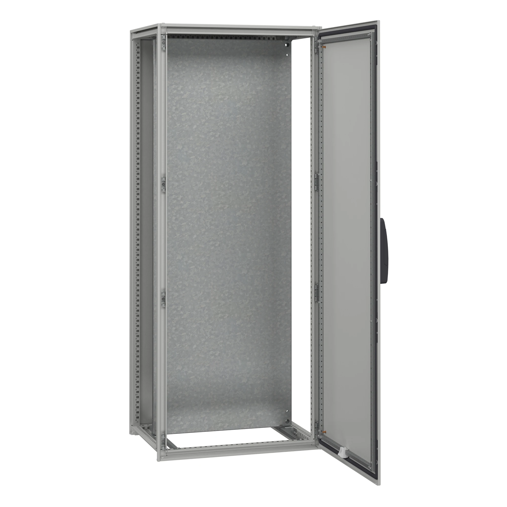Schneider Electric NSYSFN16660P Freestanding enclosure, electrical, PanelSeT SFN, made of decarbonized steel, with mounting plate, assembled, 1600x600x600mm, IP55 (img_002)