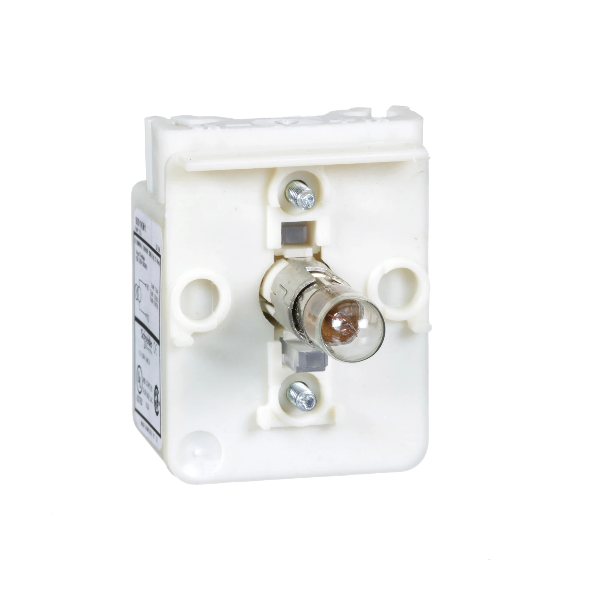 Schneider Electric 9001KM1 Indicator Light Unit, Incandescent Bulb (Included) BA 9s, 120V AC (img_001)