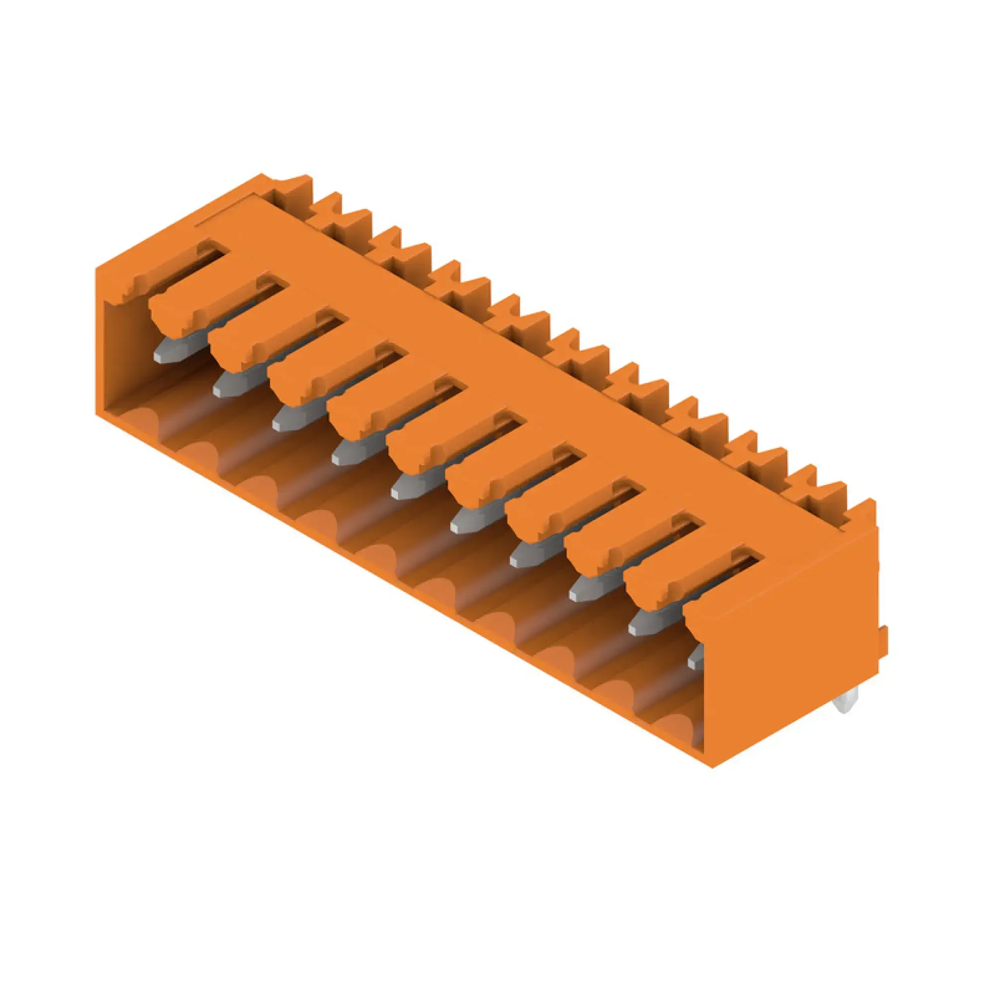 Weidmüller 1605150000 PCB connector (board connection), 160 V, 17 A, Pitch in mm: 3.50, Number of poles: 10, THT solder connection, Box (img_001)