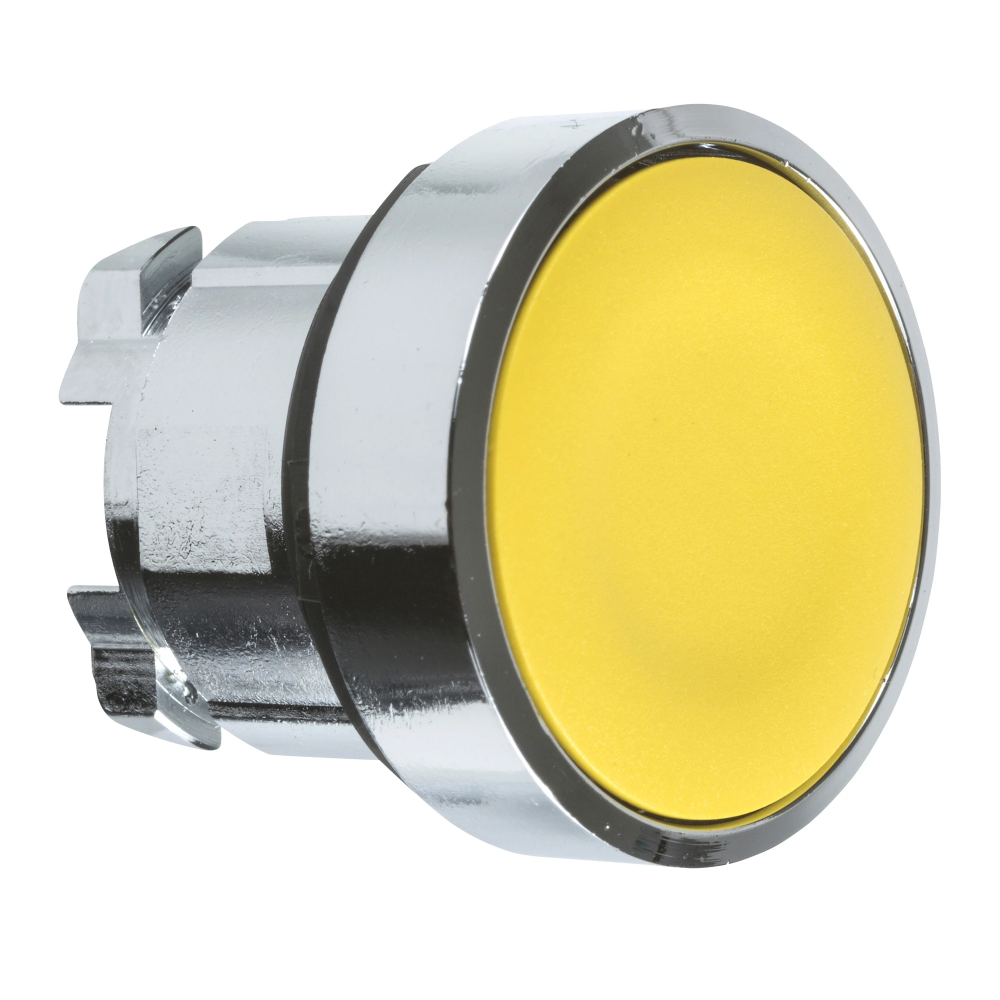 Schneider Electric ZB4BA5 Push button, front element, Harmony XB4, metal, 22mm, orange, unmarked, momentary (img_001)