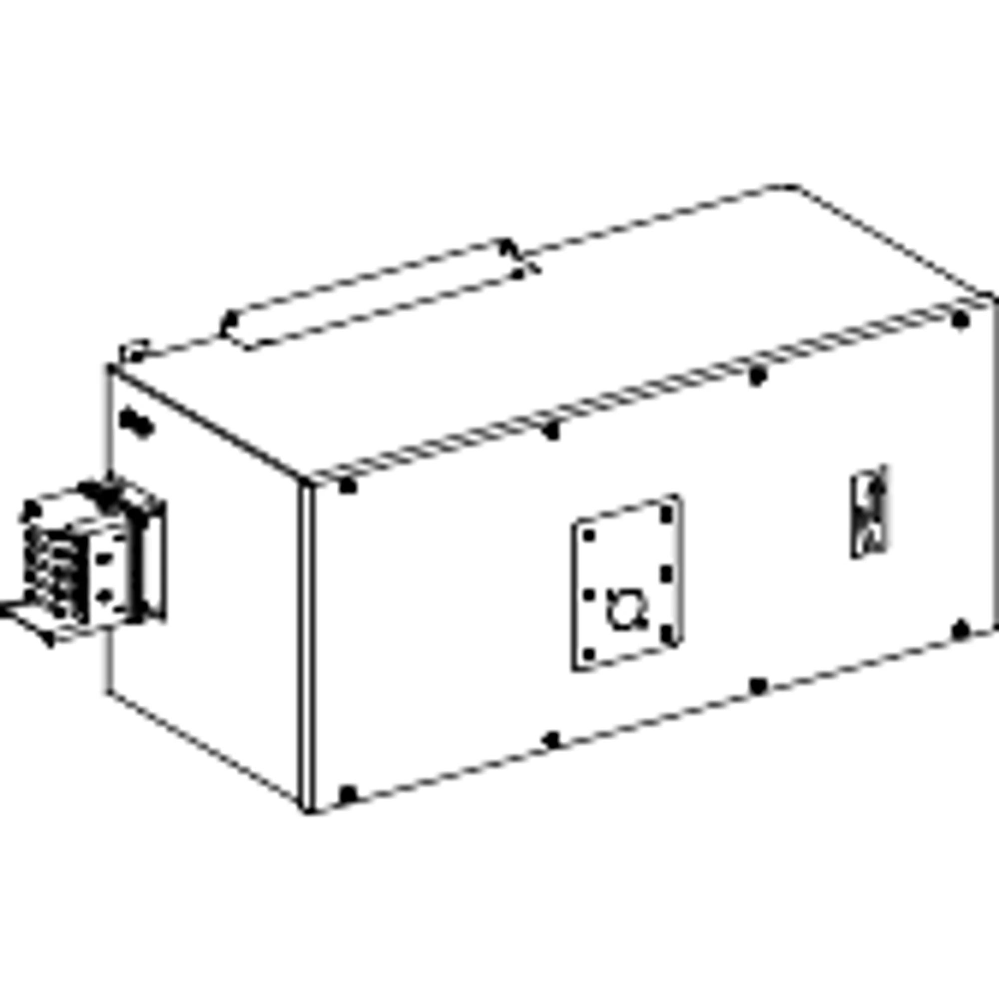 Schneider Electric KSA630ABDD5 KSA End Feed Unit, 630A, for NSX Circuit Breaker 3-pole, Right-Mounting (img_001)