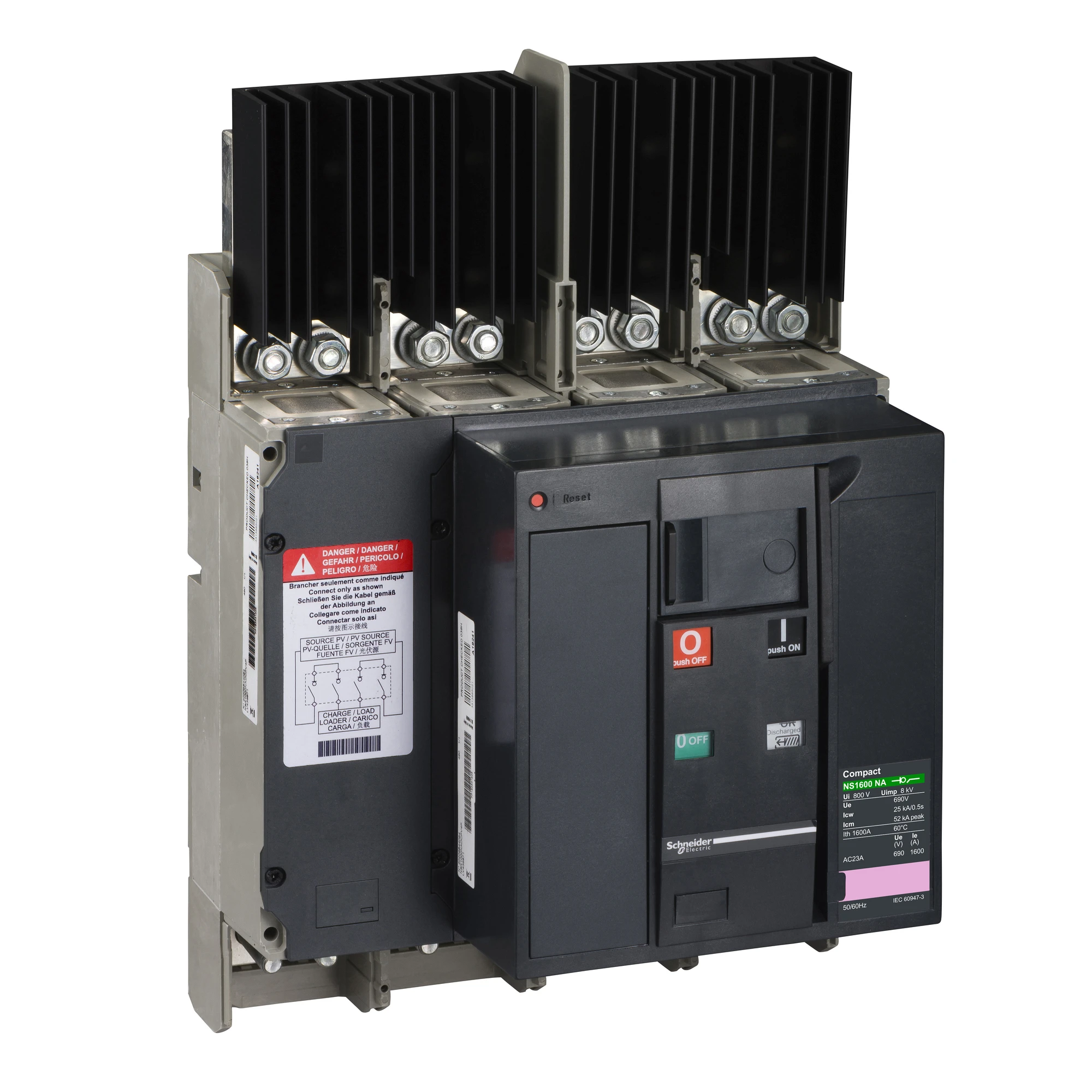 Schneider Electric LV438973 Load Disconnect Switch ComPact NSX1600NA DC PV 1600A, 4P (img_001) Schneider Electric LV438973 Load Disconnect Switch ComPact NSX1600NA DC PV 1600A, 4P (img_001)
