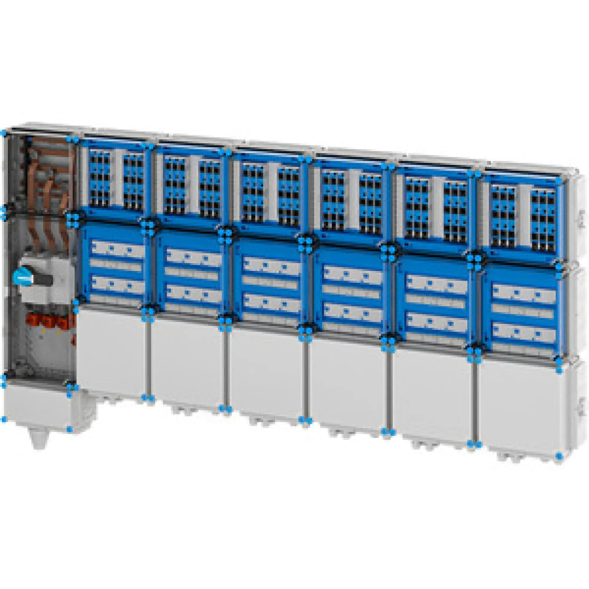 Hensel 65000108 Ladeverteiler für bis zu 36 Ladepunkte à 11kW Mi EV 11kW 36100 (img_001)