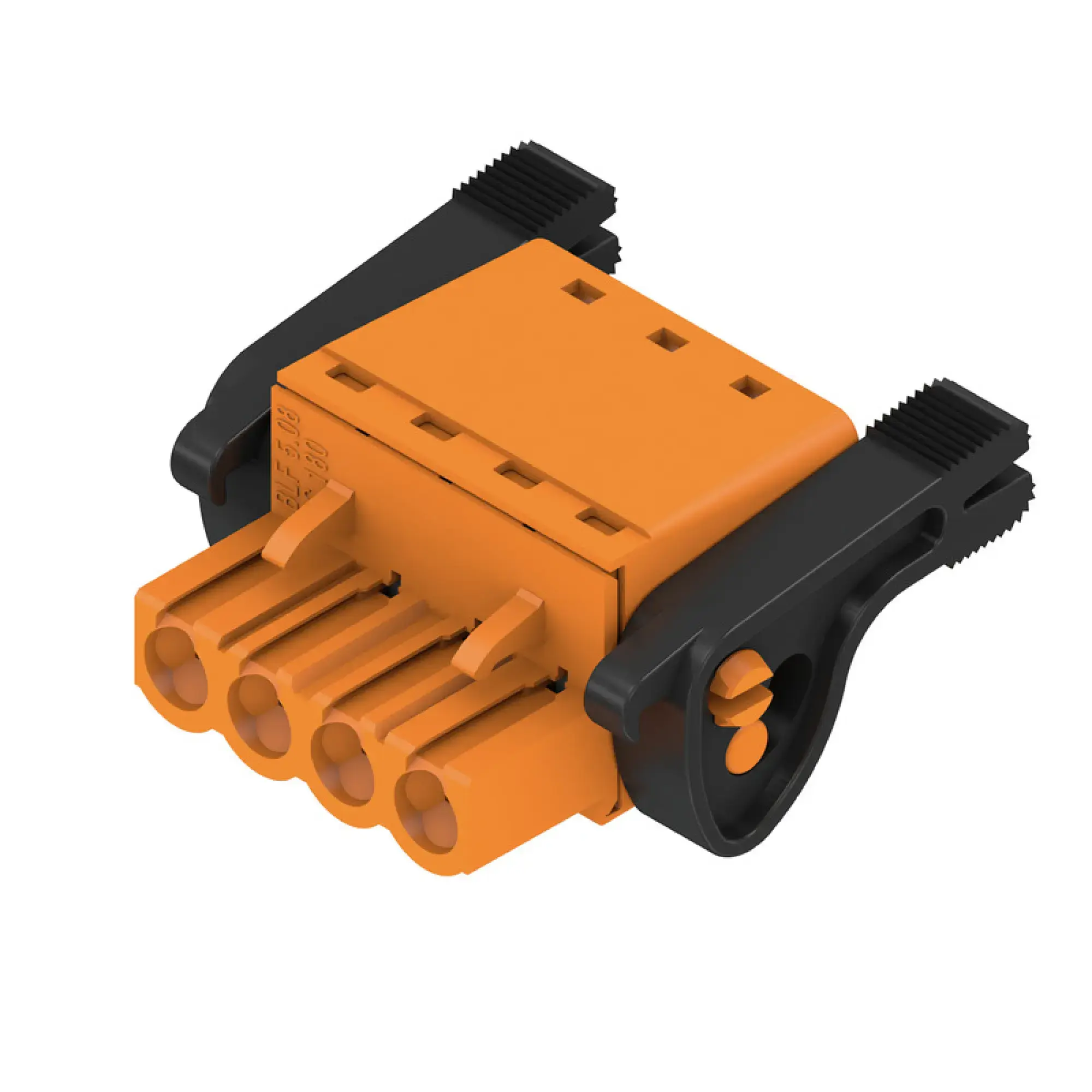 Weidmüller 2691030000 PCB connector (wire connection), 320 V, 24 A, Pitch in mm: 5.08, 3.31 mm², Number of poles: 4, PUSH IN with actuator, Box (img_001)