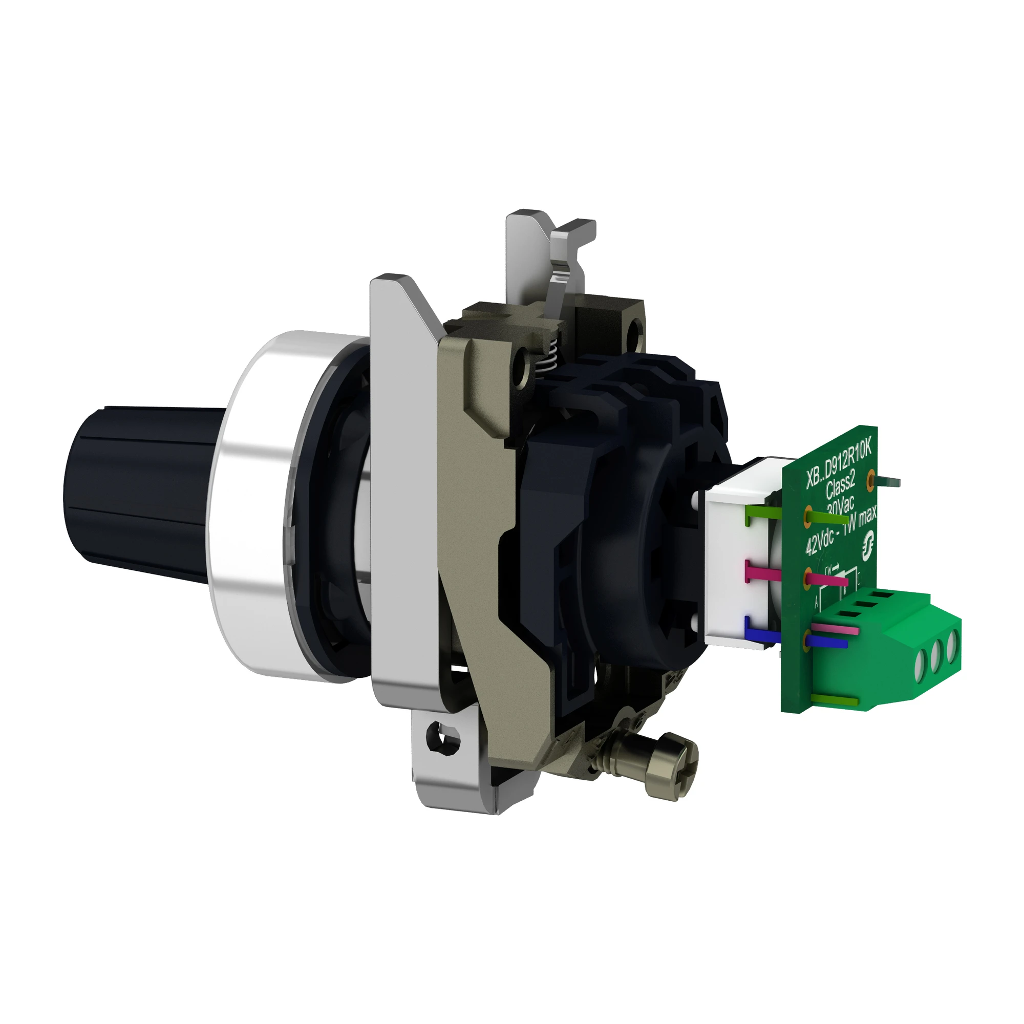 Schneider Electric XB4BD912R100K Potentiometer, complete device, Harmony XB4, metal, 22mm, black, resistance 100K Ohm (img_004) Schneider Electric XB4BD912R100K Potentiometer, complete device, Harmony XB4, metal, 22mm, black, resistance 100K Ohm (img_004)