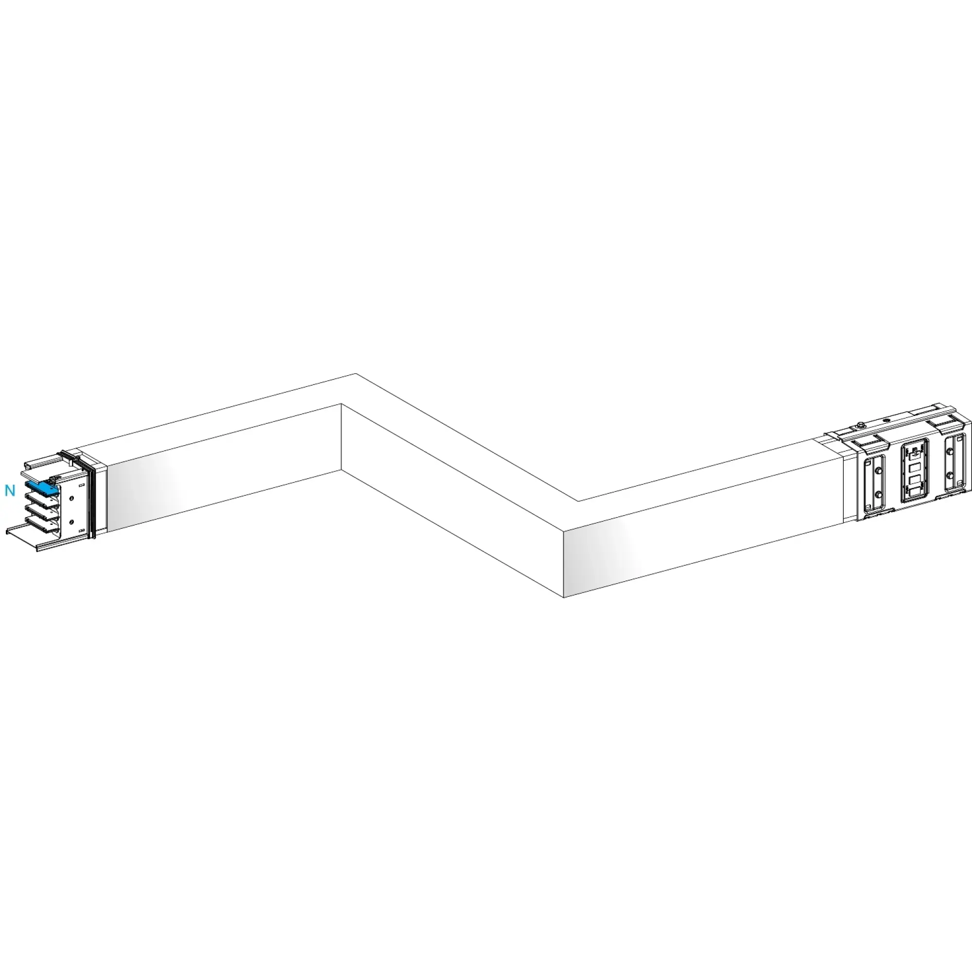 Schneider Electric KSA630DZCH43A KSA Z-Element, 630A, vertical, right-left, selectable length (img_002)