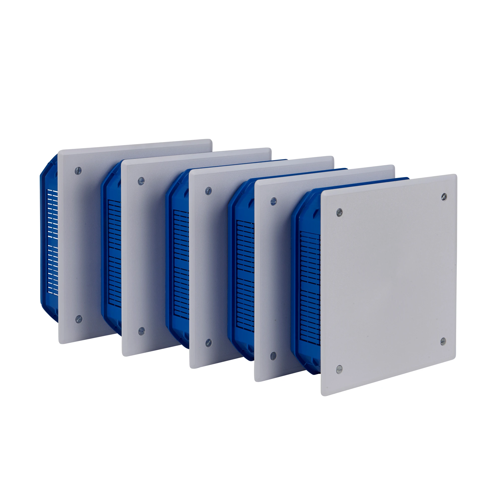 Schneider Electric ENN04516 Multifix Module, Junction Box, 1-Gang, Blue, 165x165x47 (img_001)