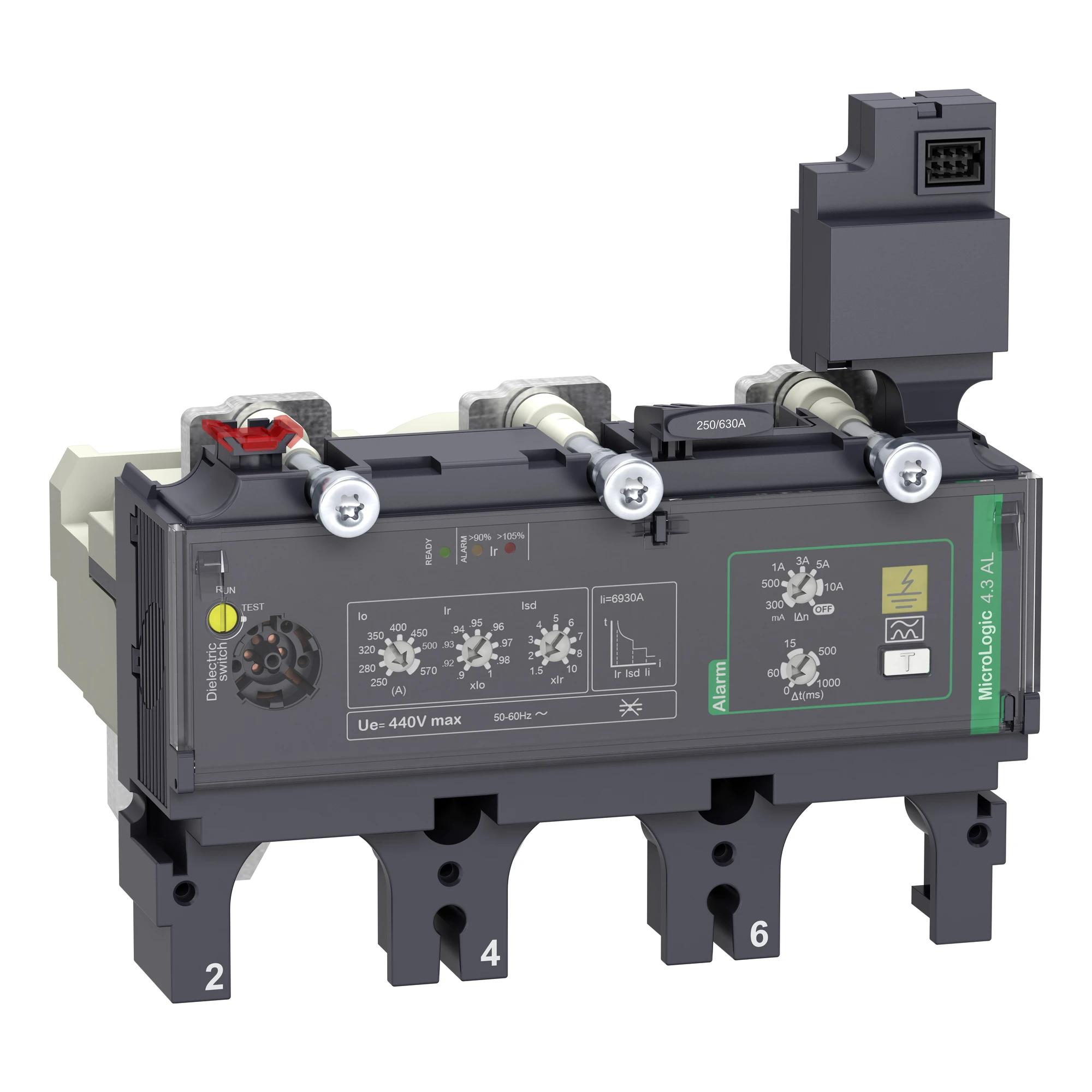 Schneider Electric C6334A570 Electronic Trip Unit MicroLogic 4.3 AL 570A 3P3D for Circuit Breaker ComPacT NSX630 (img_001)
