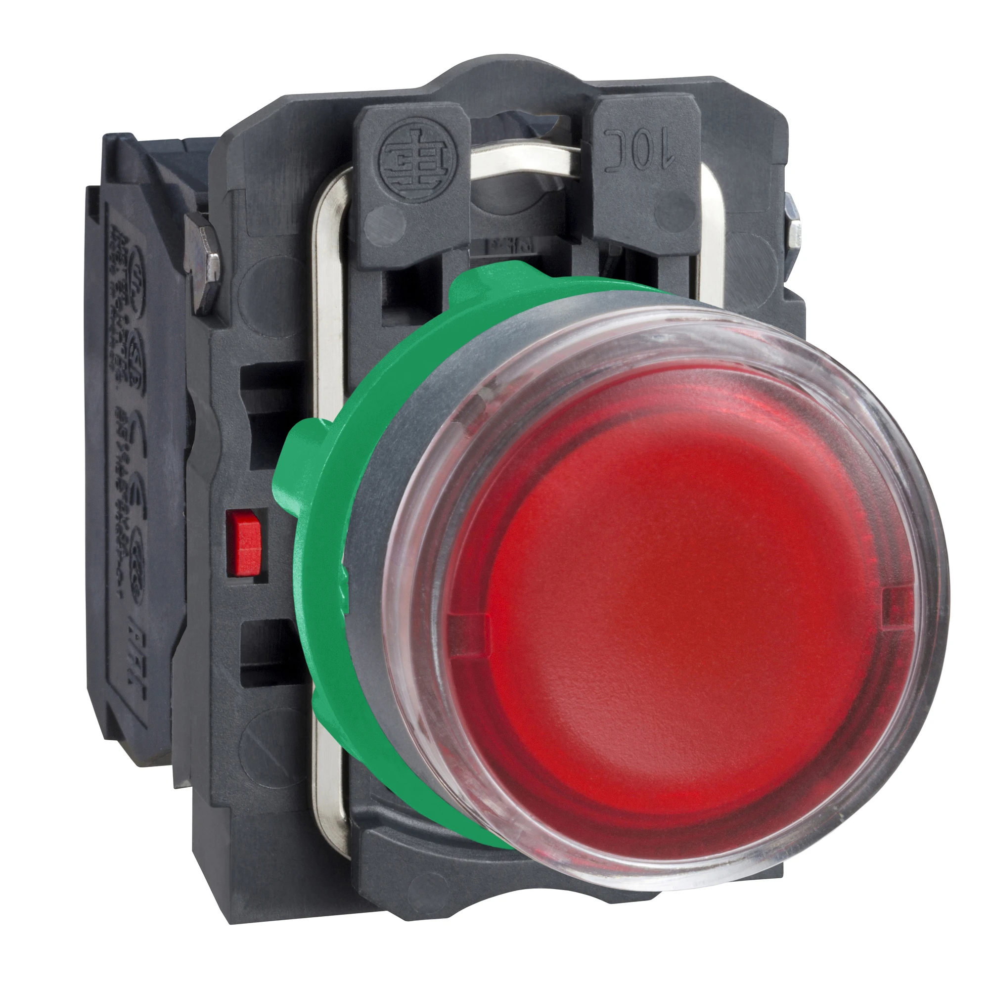 Schneider Electric XB5AW3465 Illuminated pushbutton, red, flat, 1NO+1NC, momentary, +BA 9s 250V 2.4W (img_001) Schneider Electric XB5AW3465 Illuminated pushbutton, red, flat, 1NO+1NC, momentary, +BA 9s 250V 2.4W (img_001)