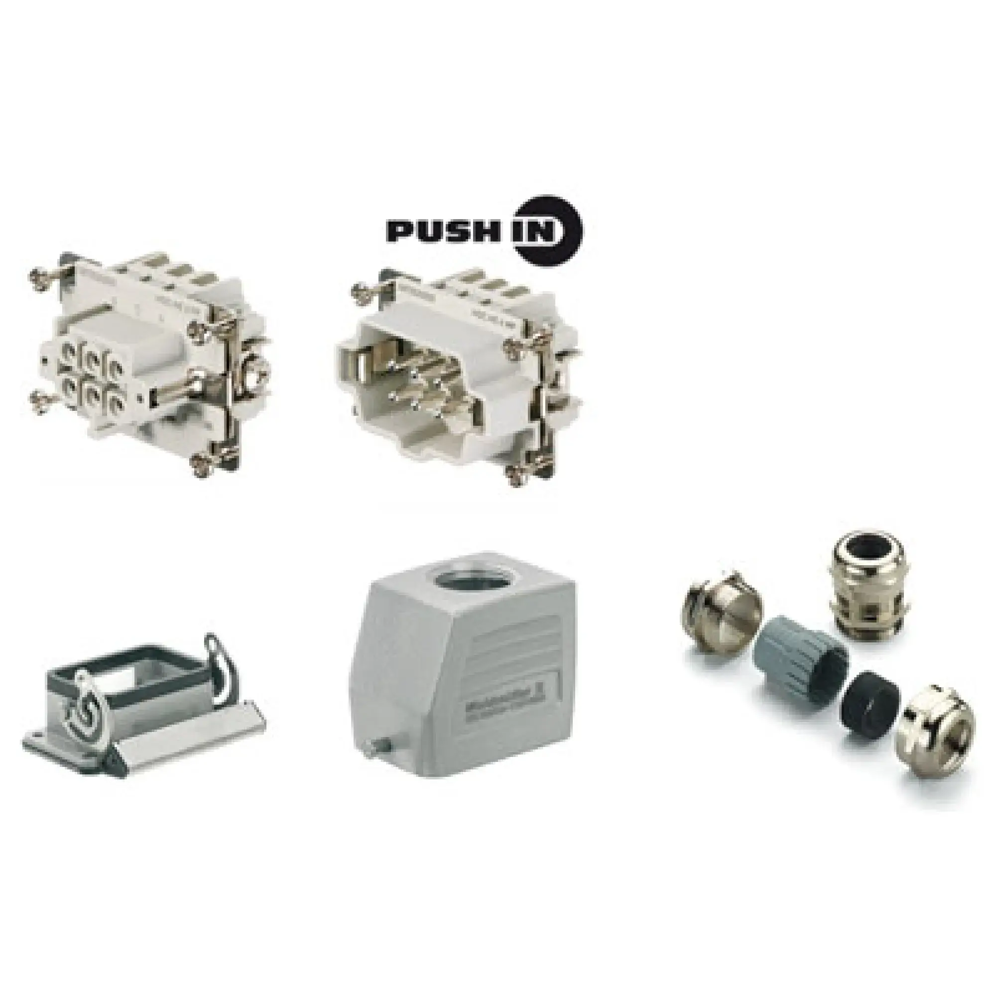 Weidmüller 1061710000 Industrial connectors (set), Series: HE, PUSH IN, Size: 3, Number of poles: 6 (img_001) Weidmüller 1061710000 Industrial connectors (set), Series: HE, PUSH IN, Size: 3, Number of poles: 6 (img_001)