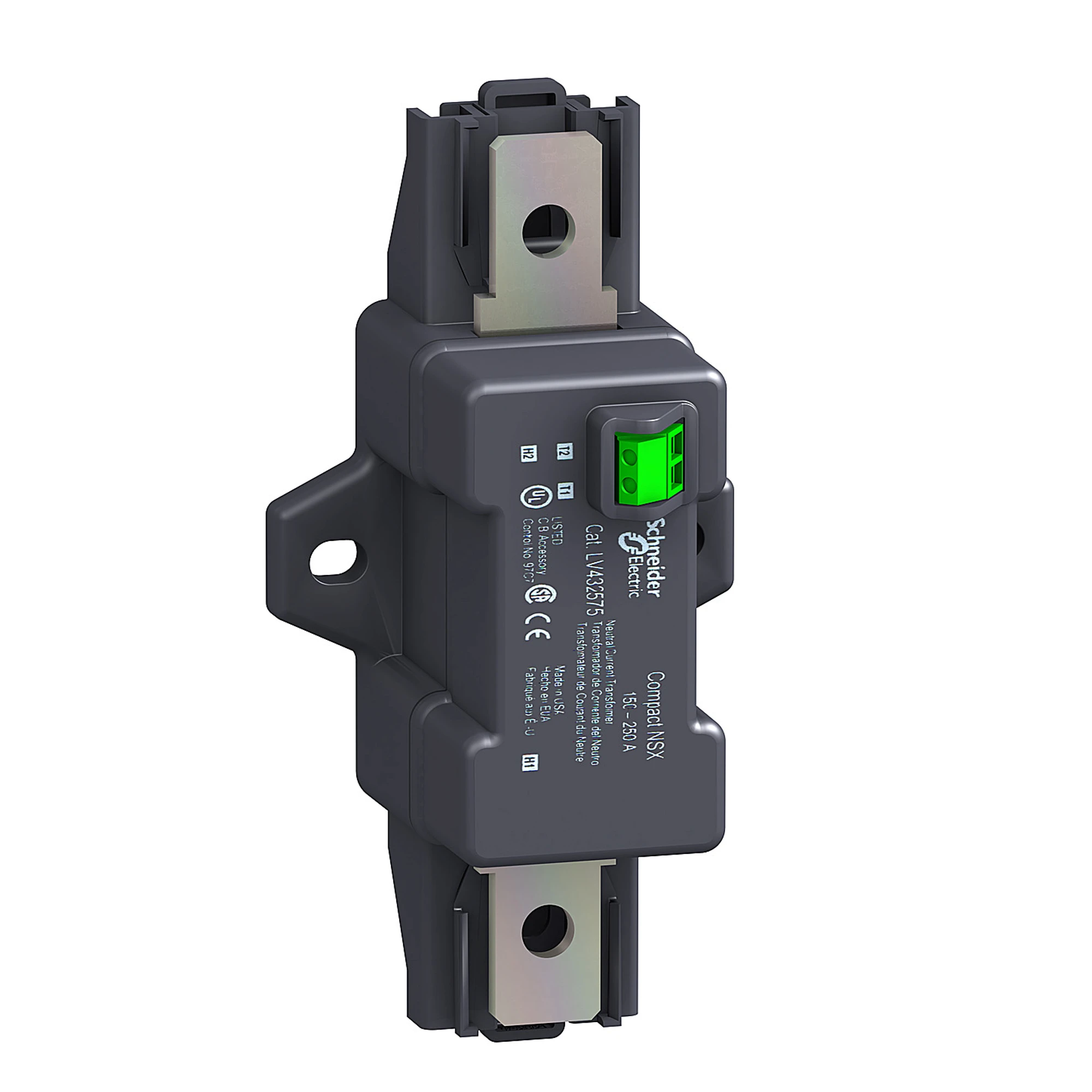 Schneider Electric LV429521 External current transformer for neutral conductor, 25-100A, for ComPact NSX100-250 3P with Micrologic 5/6 (img_001) Schneider Electric LV429521 External current transformer for neutral conductor, 25-100A, for ComPact NSX100-250 3P with Micrologic 5/6 (img_001)
