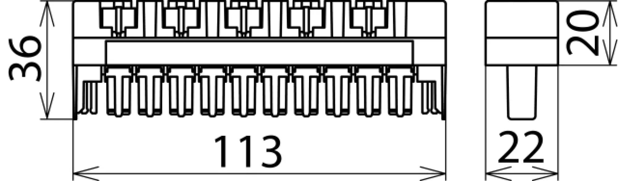 Dehn 907400 DEHNrapid LSA lightning current arrester for 10 pairs (img_002) Dehn 907400 DEHNrapid LSA lightning current arrester for 10 pairs (img_002)