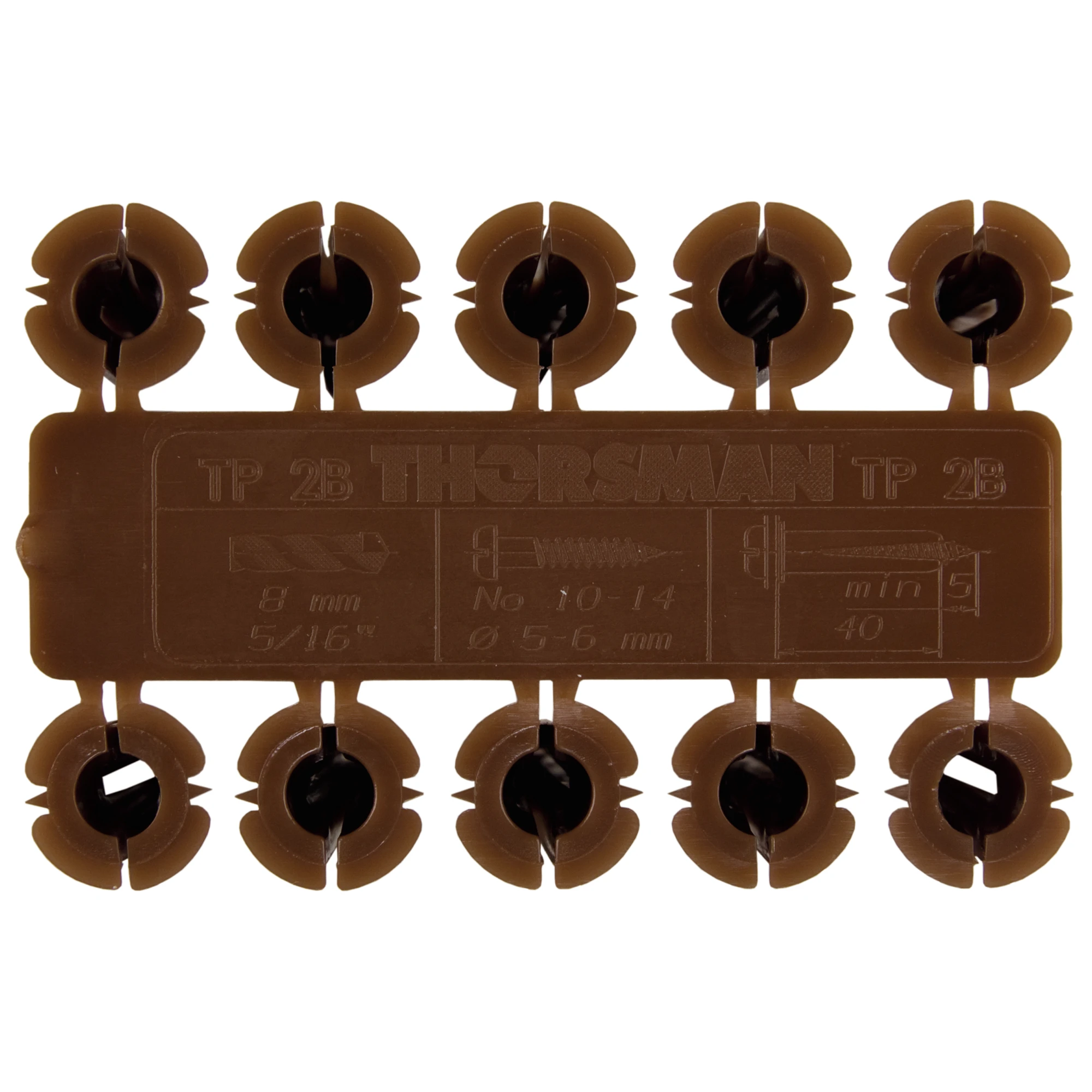 Schneider Electric 1005008 Universal dowel TP2B 8x40mm brown Thorsman 100pcs/pack (img_001) Schneider Electric 1005008 Universal dowel TP2B 8x40mm brown Thorsman 100pcs/pack (img_001)