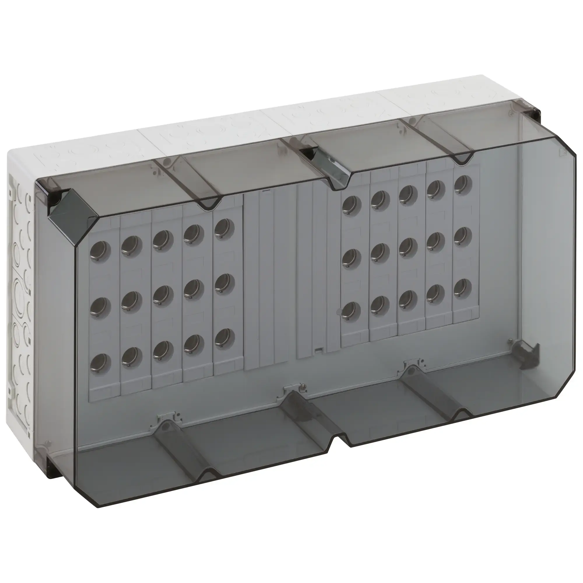 Spelsberg 76741001 NEOZED® fuse enclosure, transparent, Type of protection IP54/IP65 , Impact strength IK08, Protection class II, Rated voltage 400V AC, Halogen free (img_001)