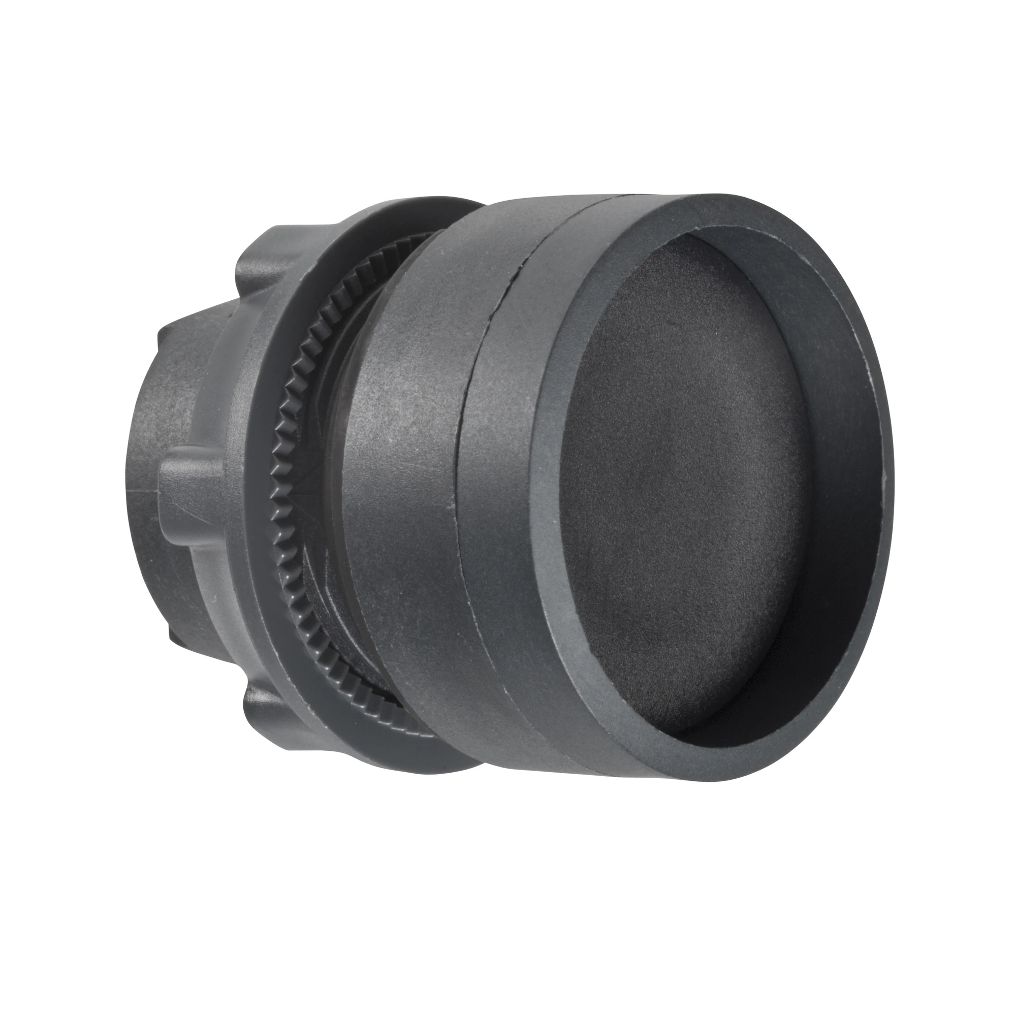Schneider Electric ZB5AA26 Pushbutton, front element, Harmony XB5, plastic, 22mm, black, reset, unmarked, momentary (img_001)