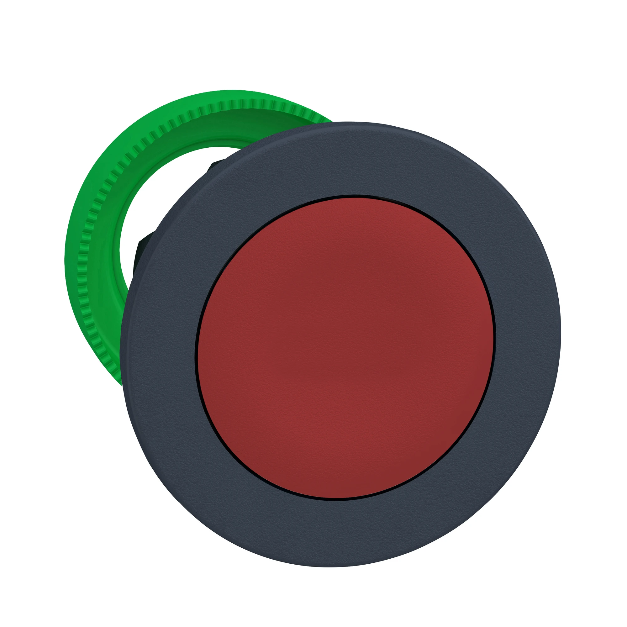 Schneider Electric ZB5FH04 Push-button, Front Element, Harmony XB5F, Plastic, 30mm, Red, Unlabelled, Latching (img_001)