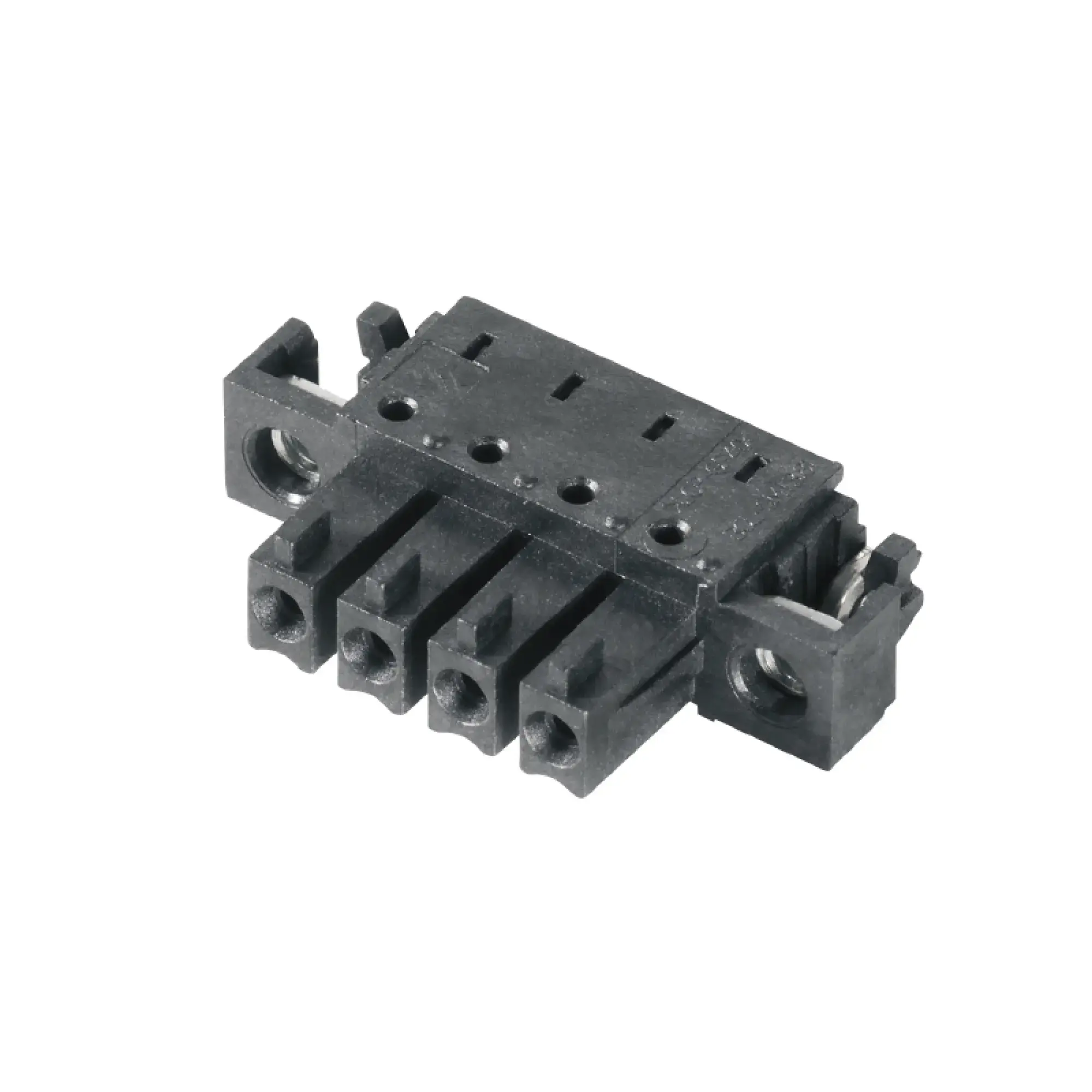 Weidmüller 1028740000 PCB connector (board connection), 160 V, 17.5 A, Pitch in mm: 3.81, Number of poles: 4, THT/THR solder connection, Box (img_001)