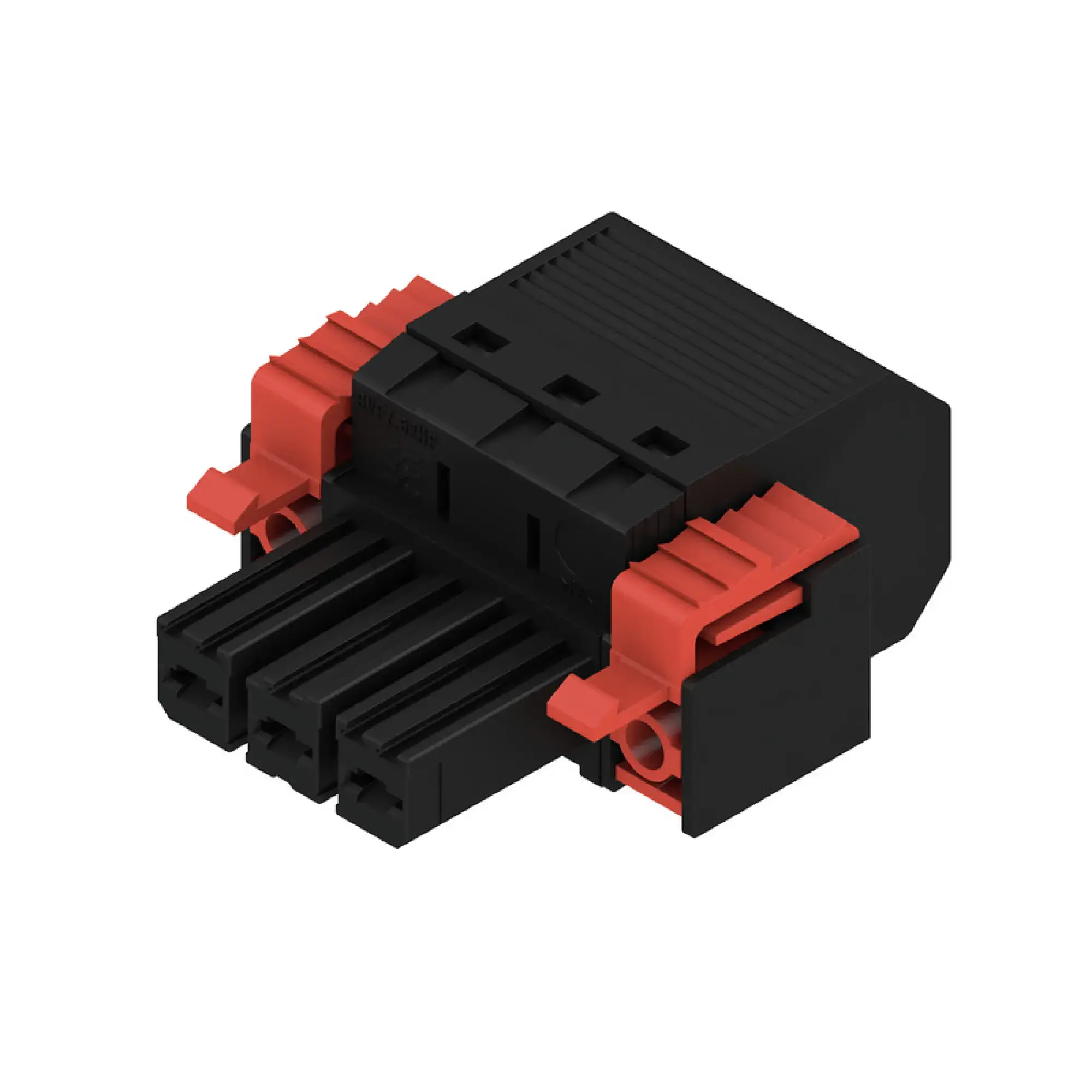 Weidmüller 1060450000 PCB connector (wire connection), 1000 V, 57 A, Pitch in mm: 7.62, 10 mm², Number of poles: 3, PUSH IN without actuator, Tension-clamp connection, Box (img_001)