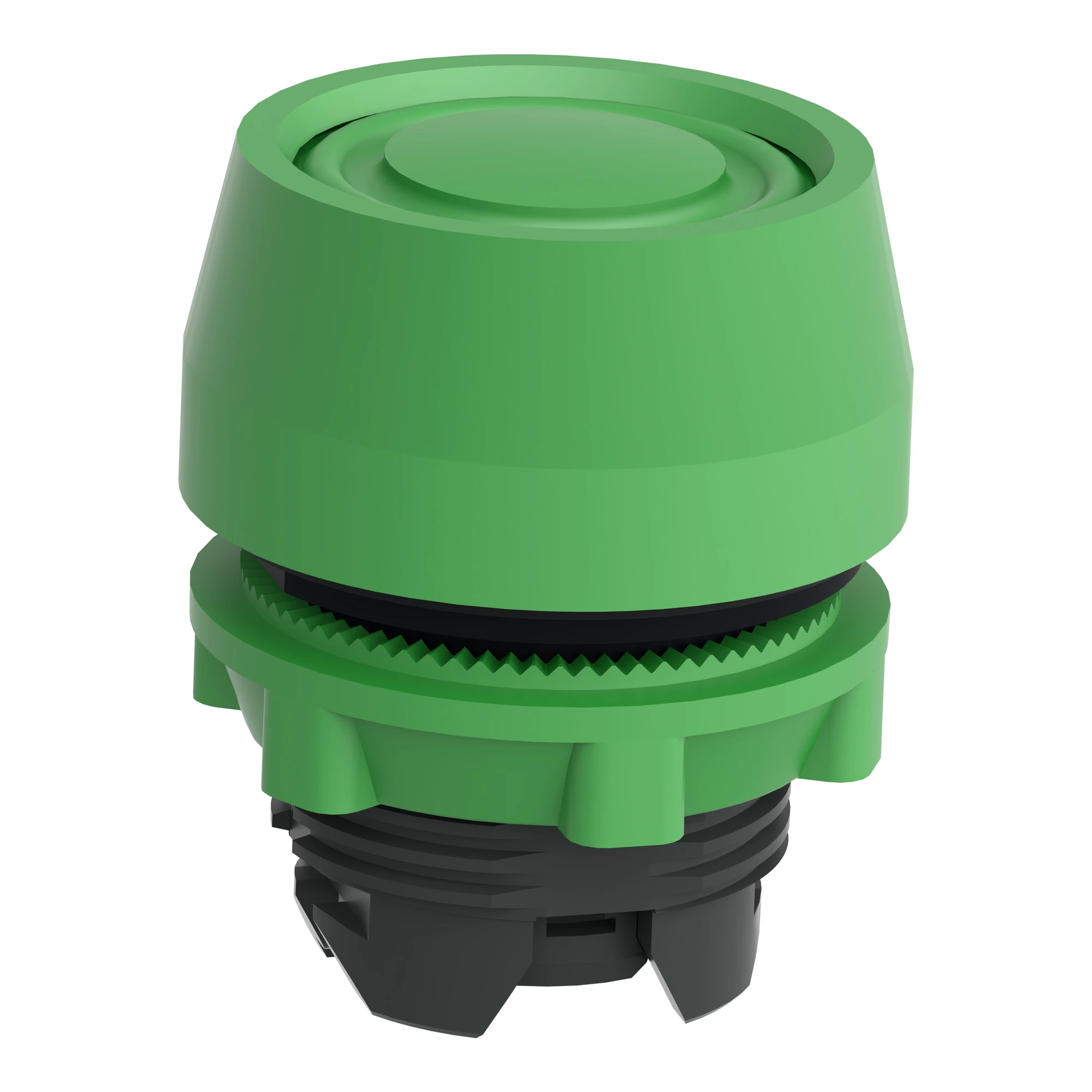 Schneider Electric ZB5AP3S Push Button, Front Element, Harmony XB5, Plastic, 22mm, Green, Unmarked, Momentary, with Protective Cap (img_004)