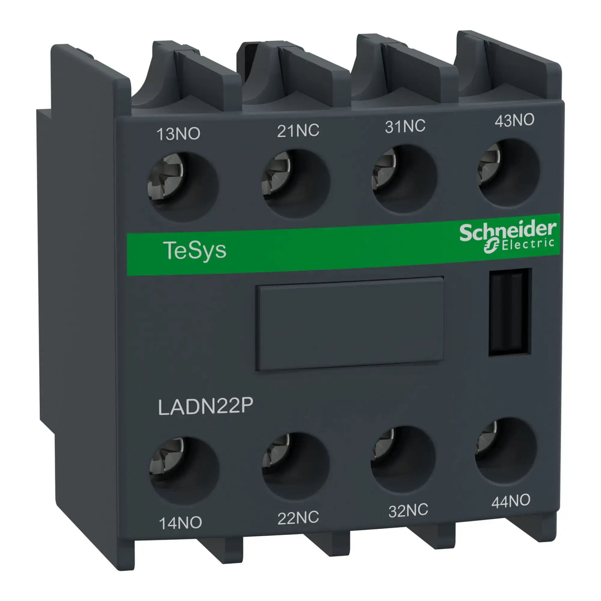 Schneider Electric LADN22P Auxiliary contact block, 2NO 2NC, screw connection (img_002)