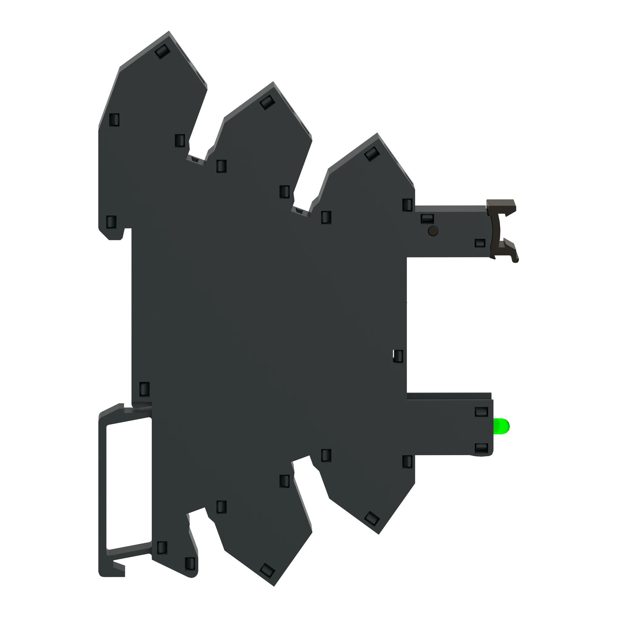 Schneider Electric RSLZRA3 Base for narrow interface relay RSL, LED, spring cage, 110VAC/DC (img_003)