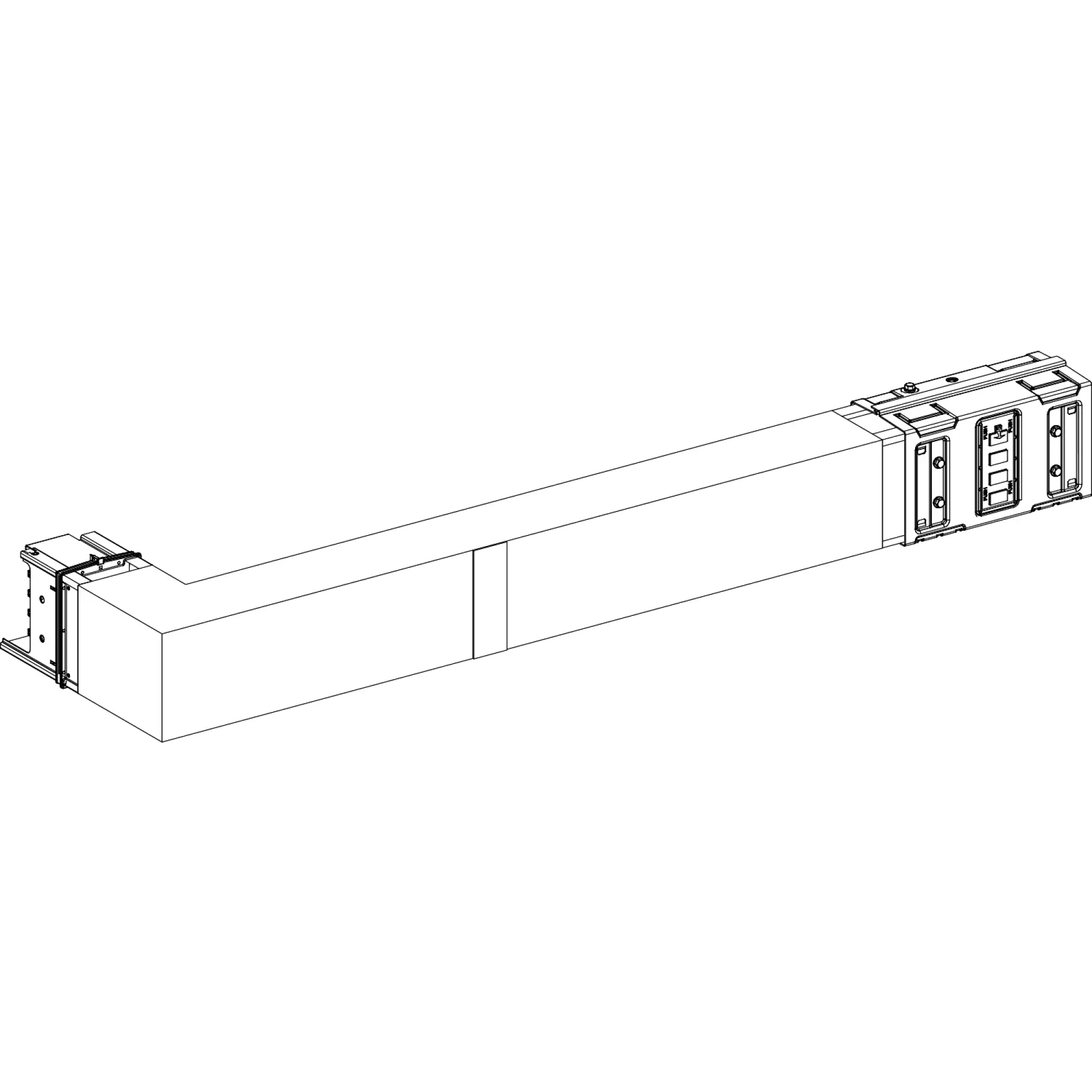 Schneider Electric KSA1000DLR42F KSA Corner Element, 1000A, upright, selectable length, fire barrier (img_002)