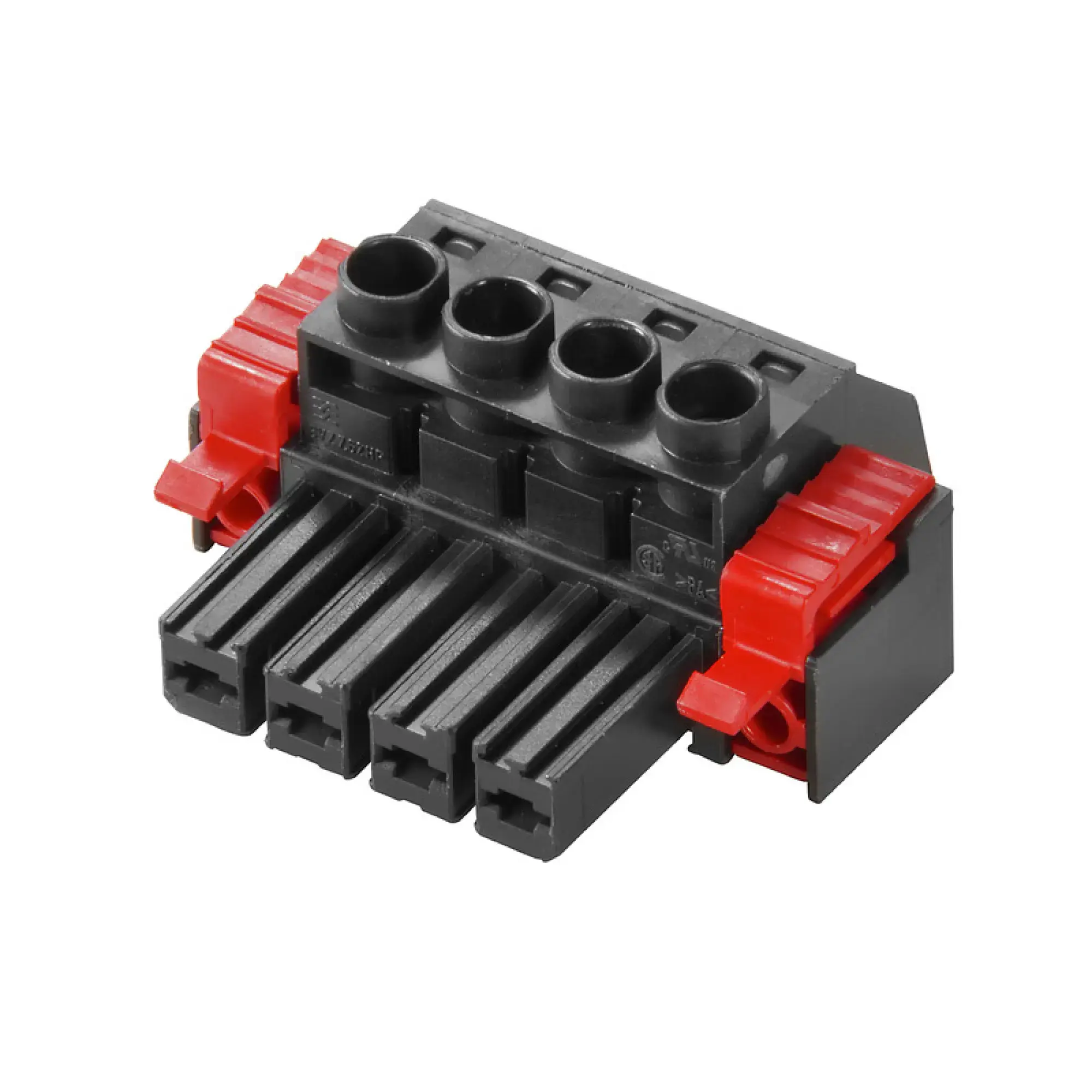 Weidmüller 1930070000 PCB connector (wire connection), 1000 V, 57 A, Pitch in mm: 7.62, 10 mm², Number of poles: 4, Clamping yoke connection, Box (img_001) Weidmüller 1930070000 PCB connector (wire connection), 1000 V, 57 A, Pitch in mm: 7.62, 10 mm², Number of poles: 4, Clamping yoke connection, Box (img_001)