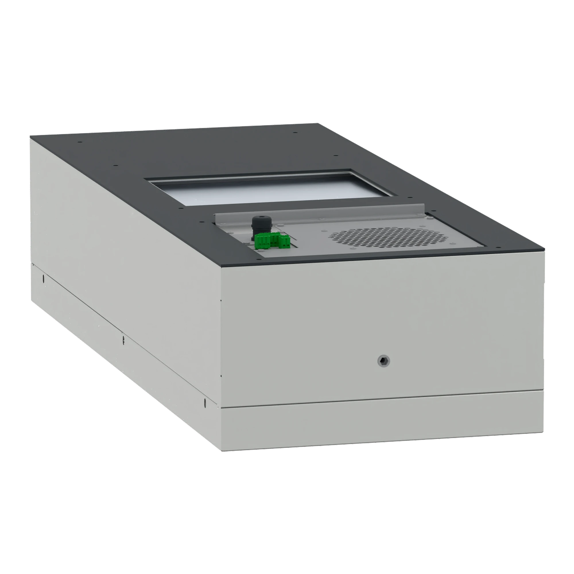 Schneider Electric NSYCU1K62P4DG Wall-mounted cooling unit, connected, Climasys CU, 1.6kW, 2 pole, 400/460V, 50/60Hz, IP55 (img_007) Schneider Electric NSYCU1K62P4DG Wall-mounted cooling unit, connected, Climasys CU, 1.6kW, 2 pole, 400/460V, 50/60Hz, IP55 (img_007)