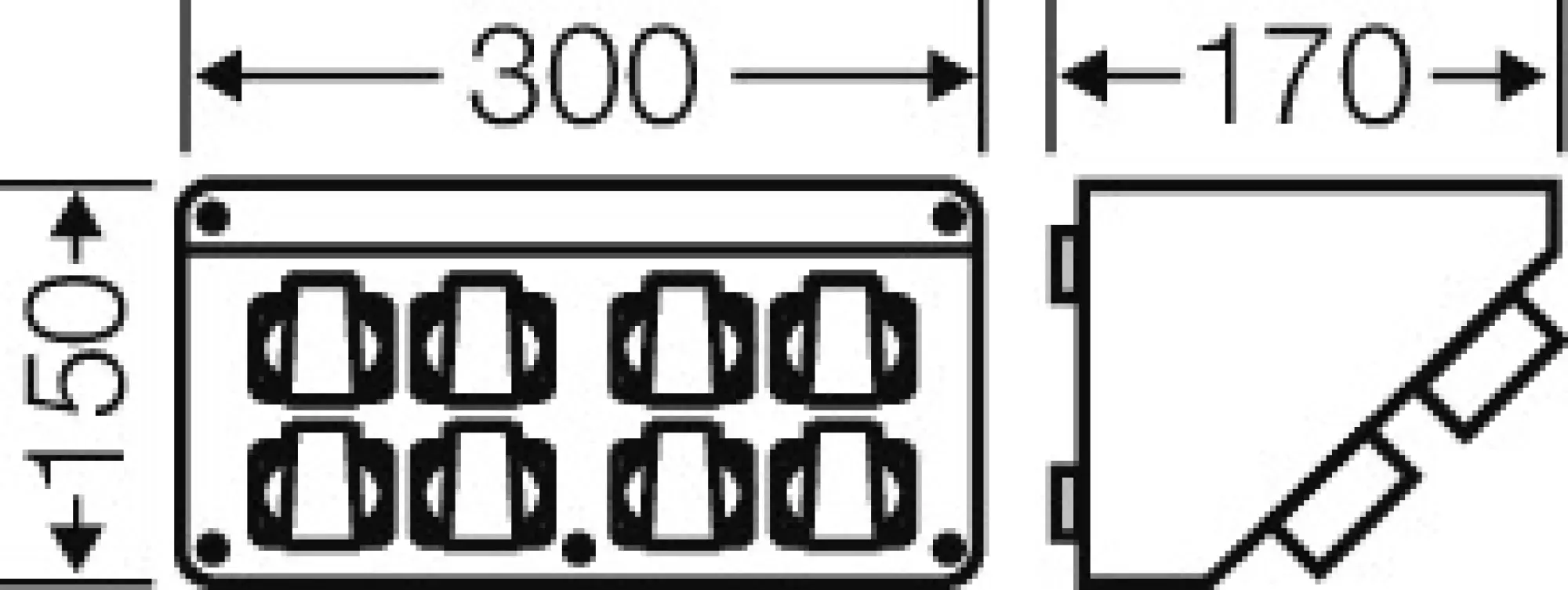 Hensel 20001453 Mi Connection Box, 8x Schuko 16A, 5p., 400V, 6h Mi CB 18 (img_003) Hensel 20001453 Mi Connection Box, 8x Schuko 16A, 5p., 400V, 6h Mi CB 18 (img_003)
