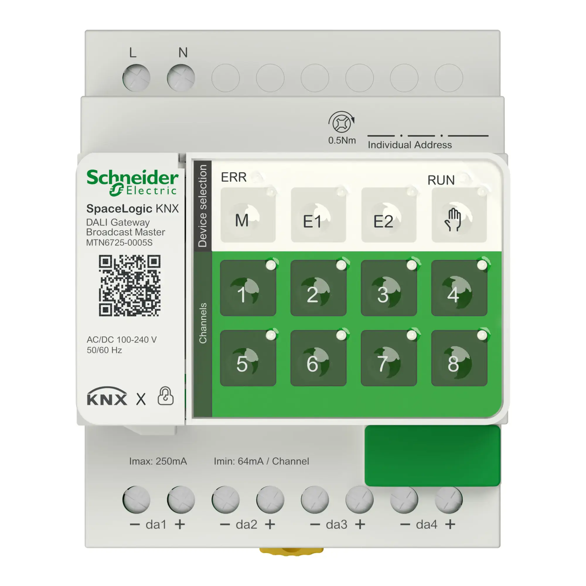 Schneider Electric MTN6725-0005S SpaceLogic KNX Secure DALI Broadcast Gateway, Master MTN6725-0005S (img_004) Schneider Electric MTN6725-0005S SpaceLogic KNX Secure DALI Broadcast Gateway, Master MTN6725-0005S (img_004)