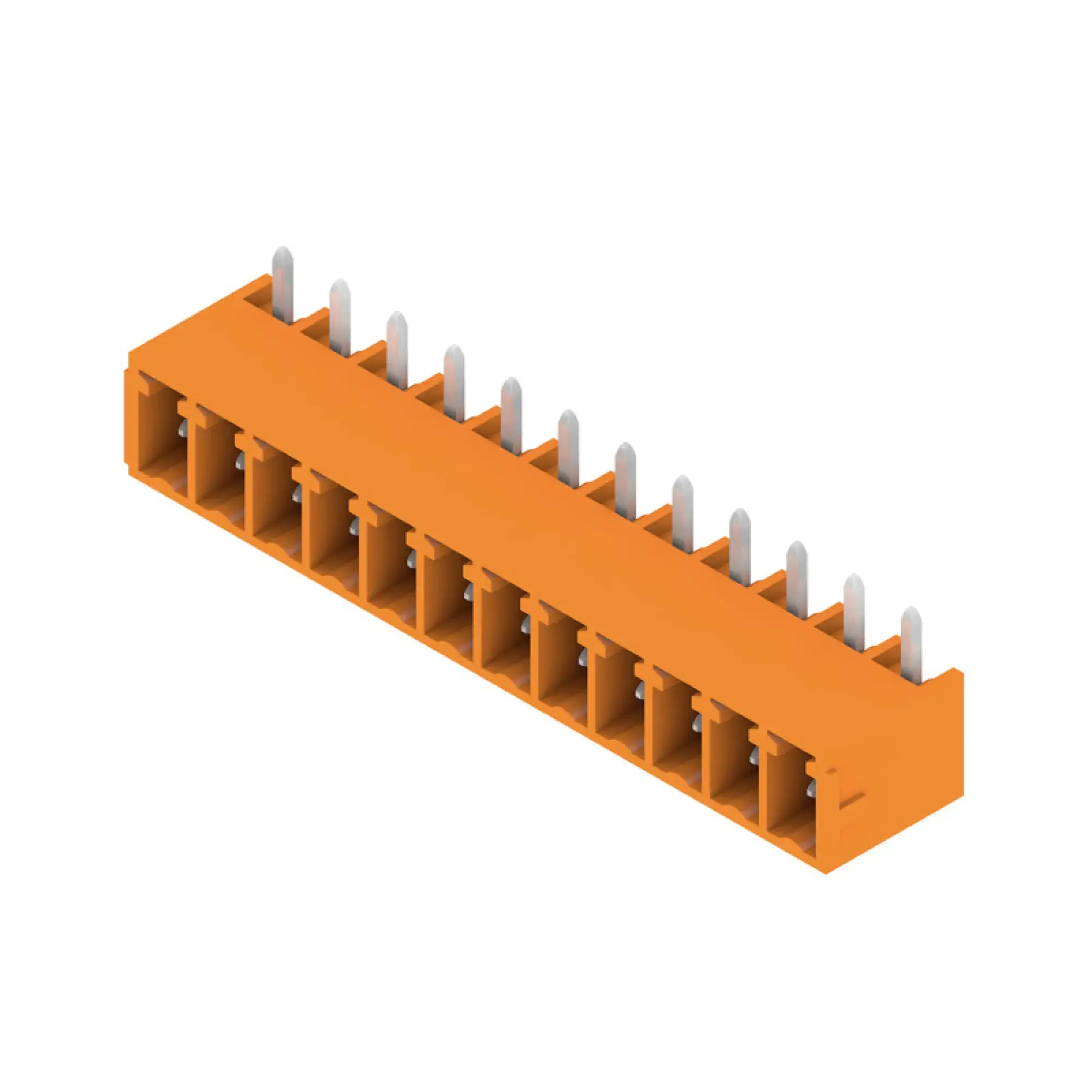 Weidmüller 1037610000 PCB connector (board connection), 160 V, 17.5 A, Pitch in mm: 3.81, Number of poles: 12, THT solder connection, Box (img_001)