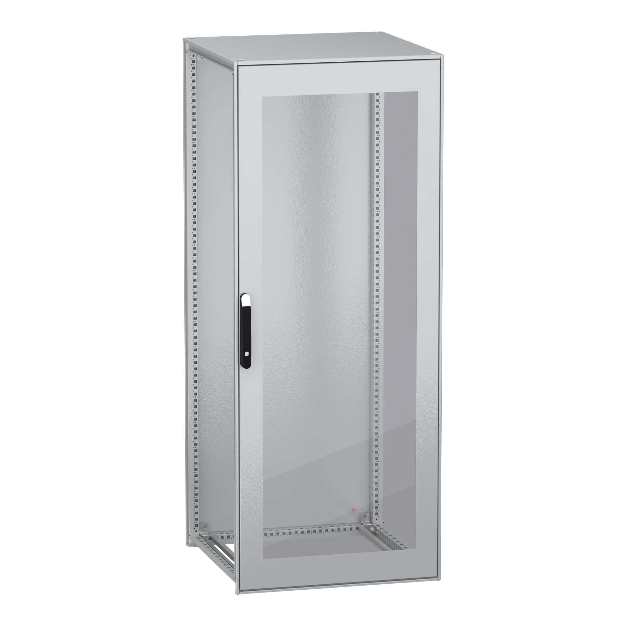 Schneider Electric NSYSFN20880T Floor-standing enclosure, PanelSeT SFN, from decarbonized steel, without mounting plate, glass door, assembled, 2000x800x800mm, IP55 (img_001)