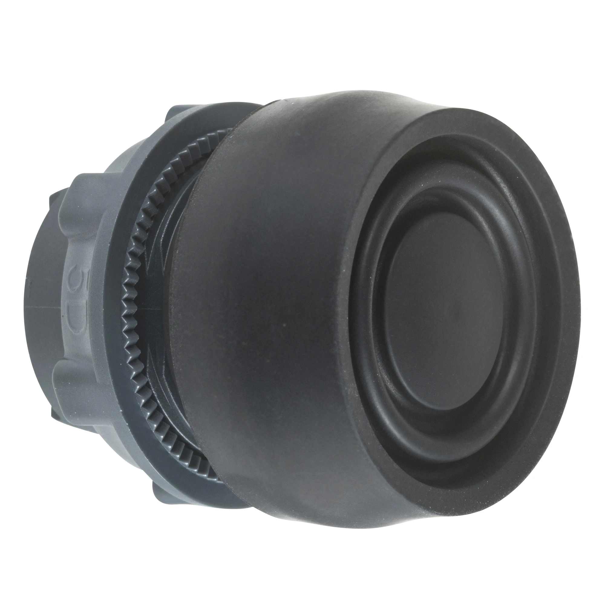 Schneider Electric ZB5AP2S Pushbutton, Front Element, Harmony XB5, Plastic, 22mm, Black, Unmarked, Momentary, with Protective Cover (img_001) Schneider Electric ZB5AP2S Pushbutton, Front Element, Harmony XB5, Plastic, 22mm, Black, Unmarked, Momentary, with Protective Cover (img_001)