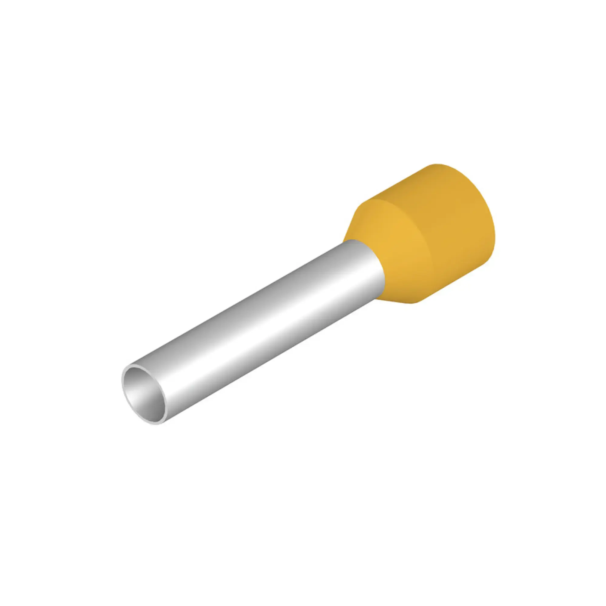 Weidmüller 9019230000 Wire end ferrule, Standard, 6 mm², Stripping length: 20 mm, yellow (img_001)