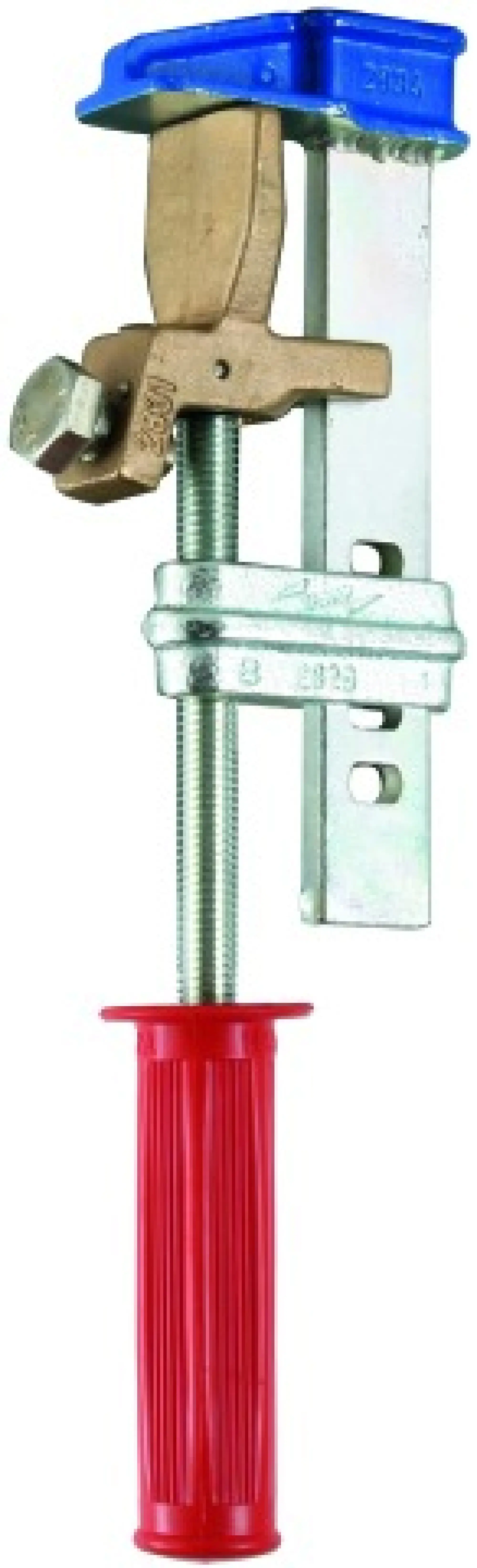 Dehn 771231 Blue clamp with insulated handle for insulated conductor bars (img_002) Dehn 771231 Blue clamp with insulated handle for insulated conductor bars (img_002)