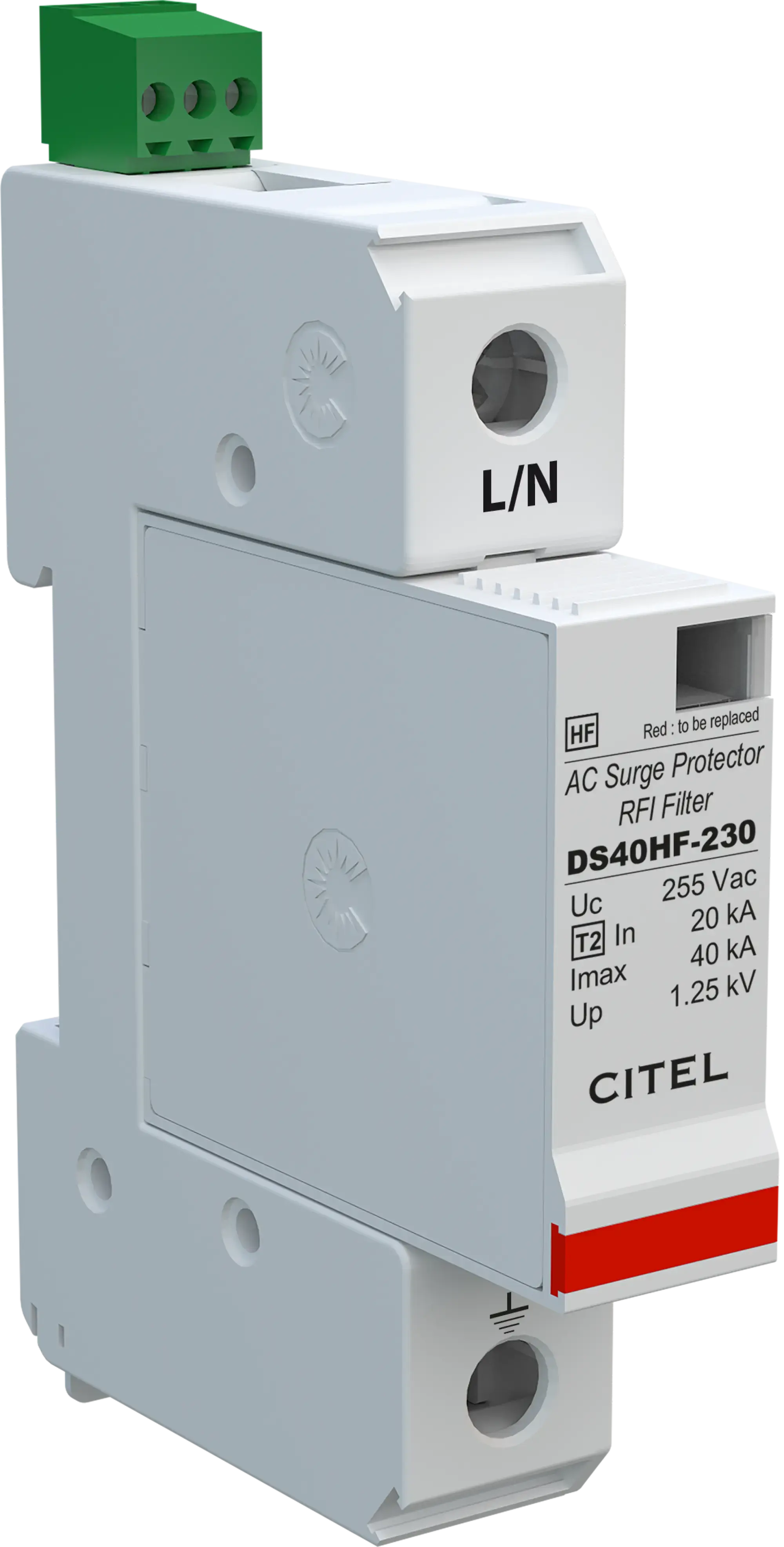 Citel 461590 Überspannungsableiter 1-polig Typ 2 für 230 V Netze, mit RFI-Filter (img_001) Citel 461590 Überspannungsableiter 1-polig Typ 2 für 230 V Netze, mit RFI-Filter (img_001)